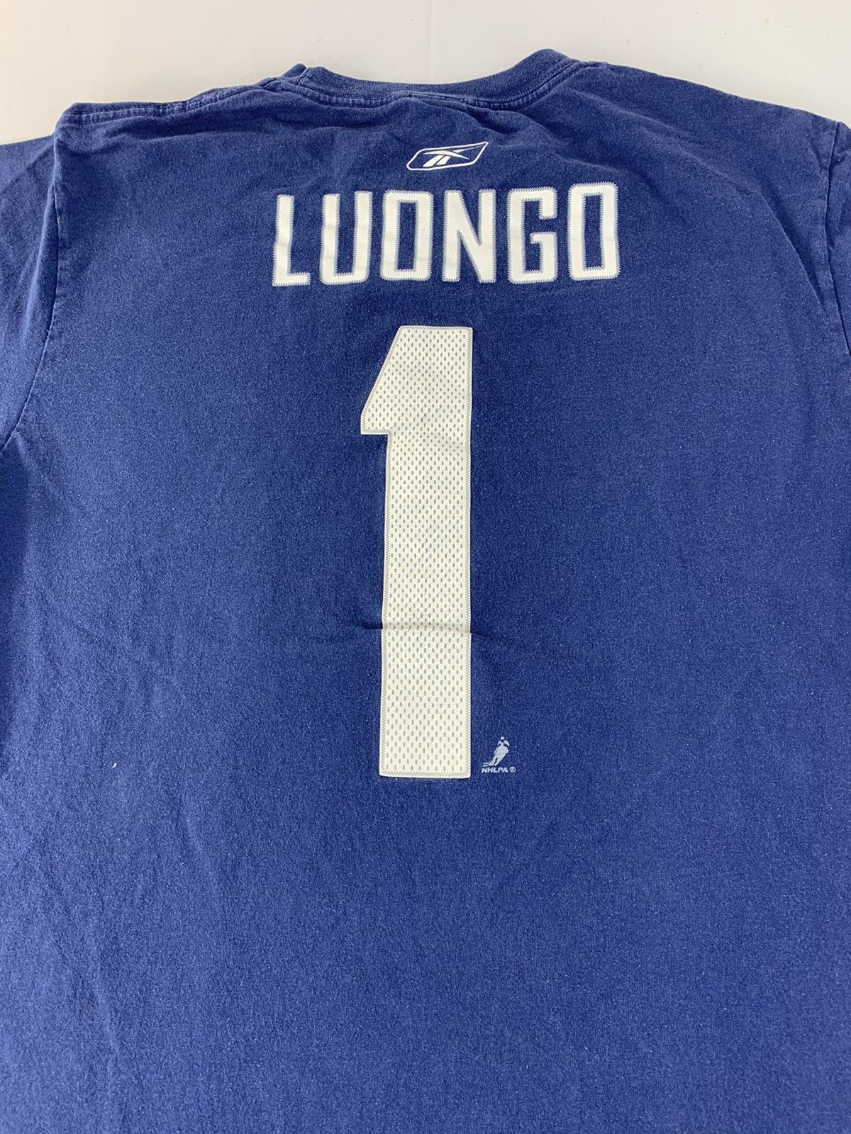 NHL Reebok NHL Vancouver Canuck Luongo Printed Tee T shirt Size US L / EU 52-54 / 3 - 4 Thumbnail