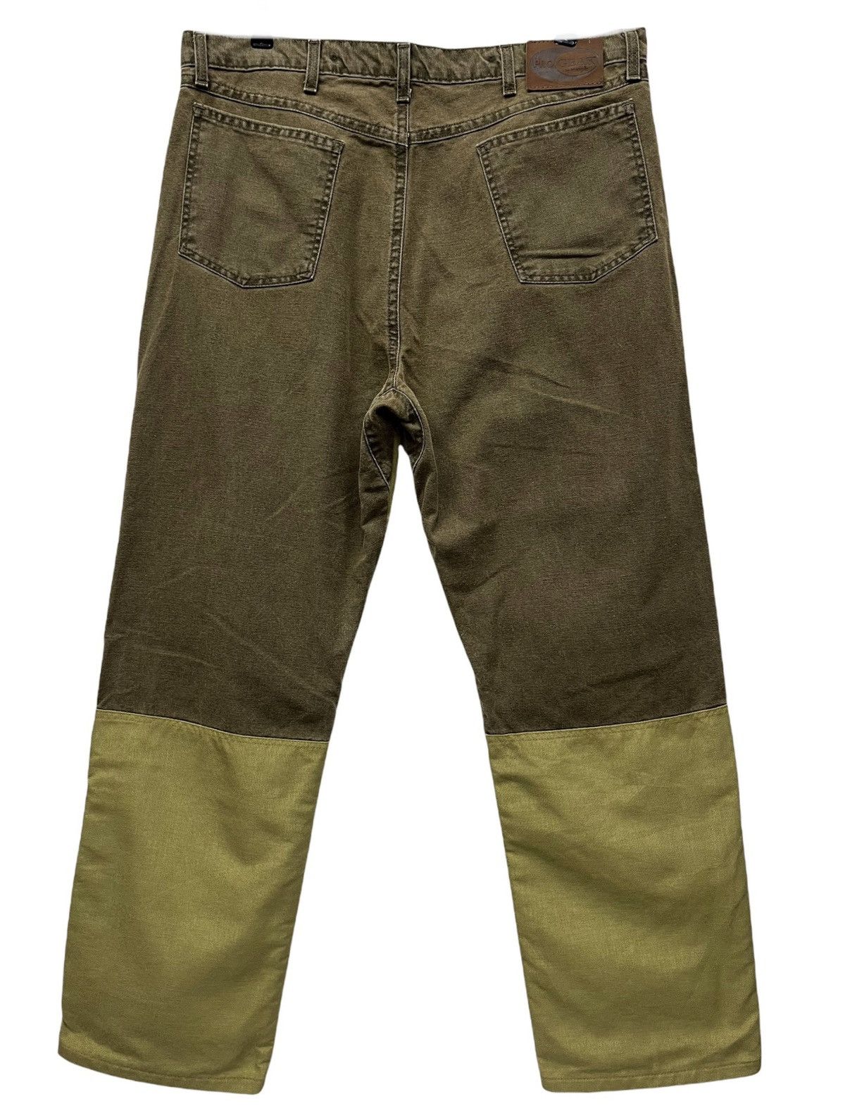 Cowboy Equipment RARE🔥Vtg WRANGLER Cowboy Symmetric Patchwork Pants Size US 36 / EU 52 - 8 Thumbnail