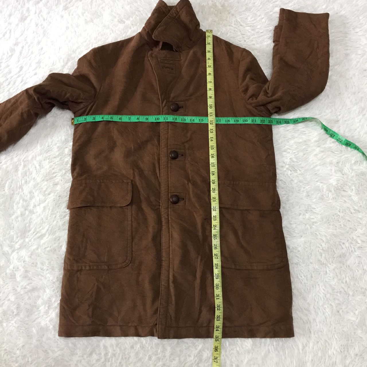 Japanese Brand One Pass Original Long Coat Jacket Sherpa Size US M / EU 48-50 / 2 - 4 Thumbnail