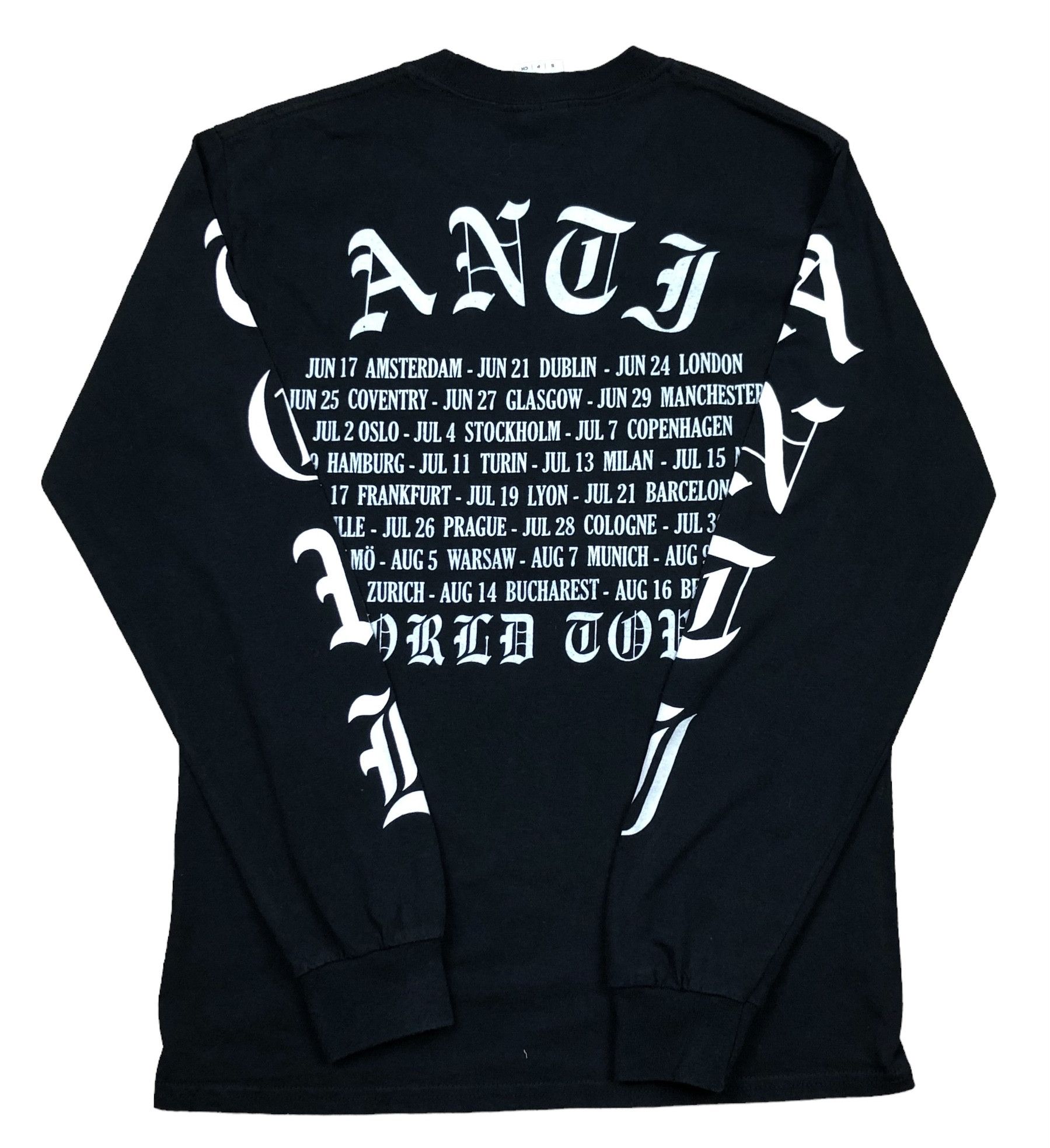Band Tees × Rihanna Rihanna ANTI World Tour Tee 2016 Long Sleeve Rare Shirt Size S / US 4 / IT 40 - 2 Thumbnail
