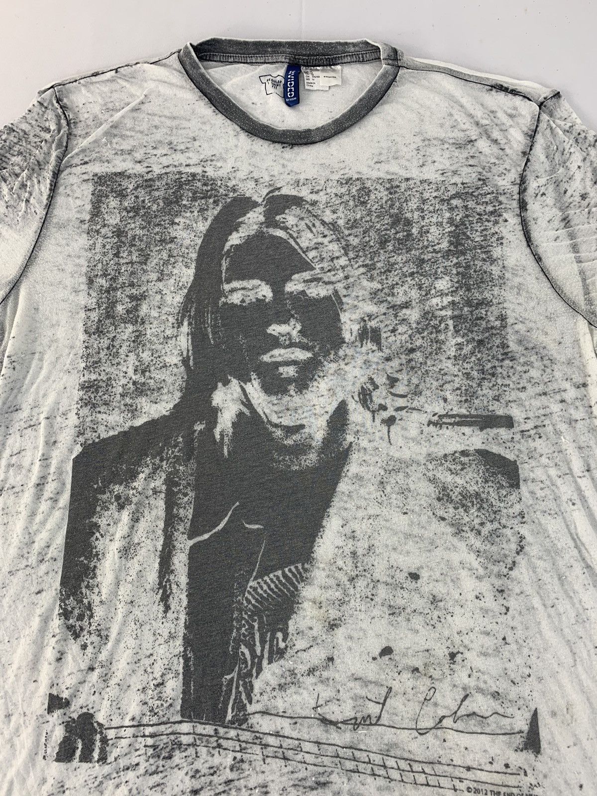Nirvana Nirvana Kurt Cobain Portrait Box Logo Printed Tee Size US M / EU 48-50 / 2 - 3 Thumbnail