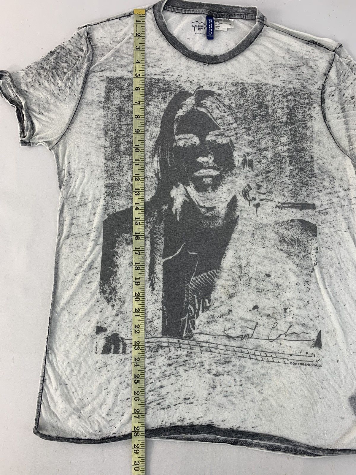 Nirvana Nirvana Kurt Cobain Portrait Box Logo Printed Tee Size US M / EU 48-50 / 2 - 7 Thumbnail