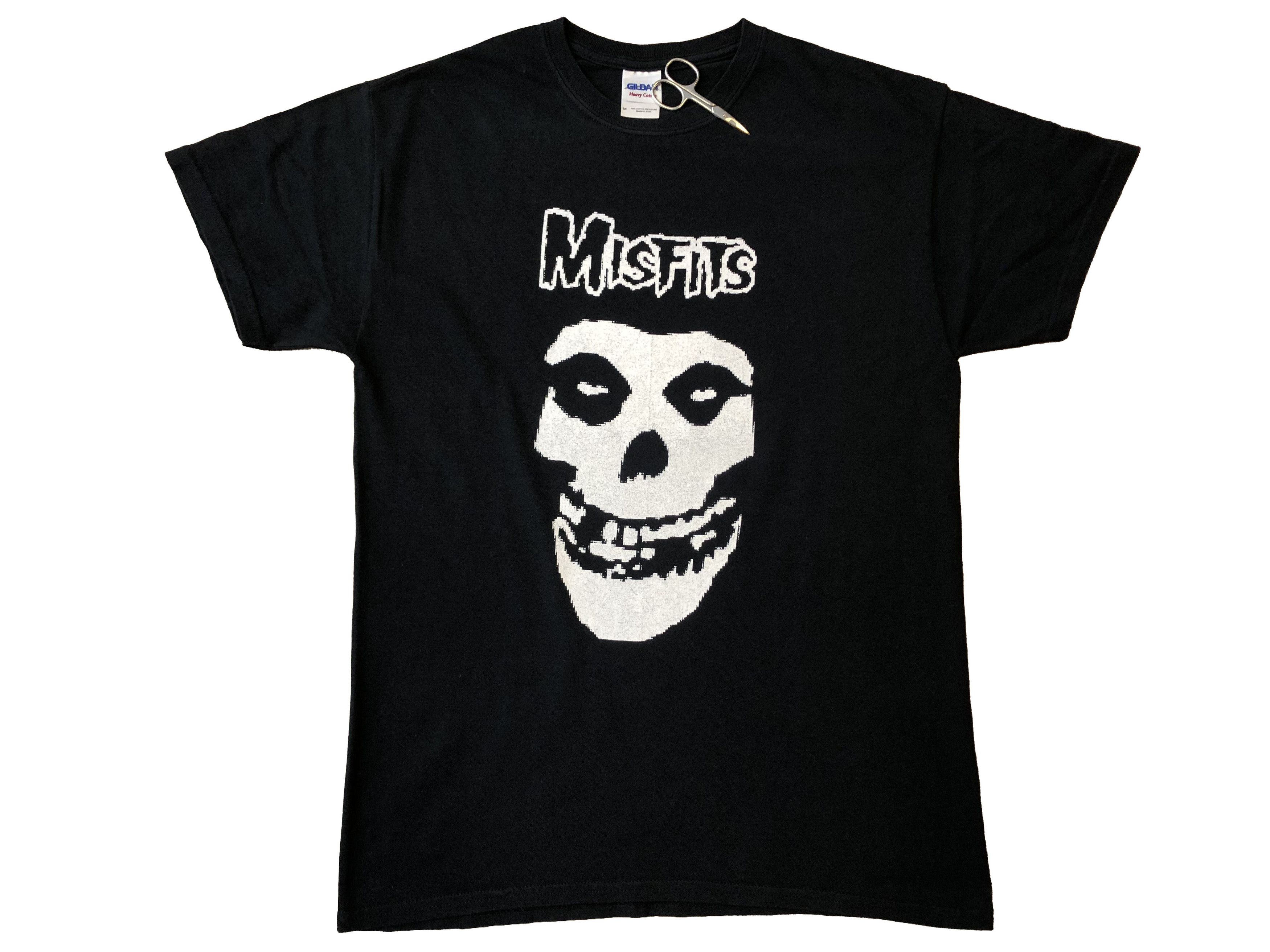 Band Tees × Vintage Vintage Misfits Punk Rock Band Tee Shirt Y2K Hype Drill Size US M / EU 48-50 / 2 - 1 Thumbnail