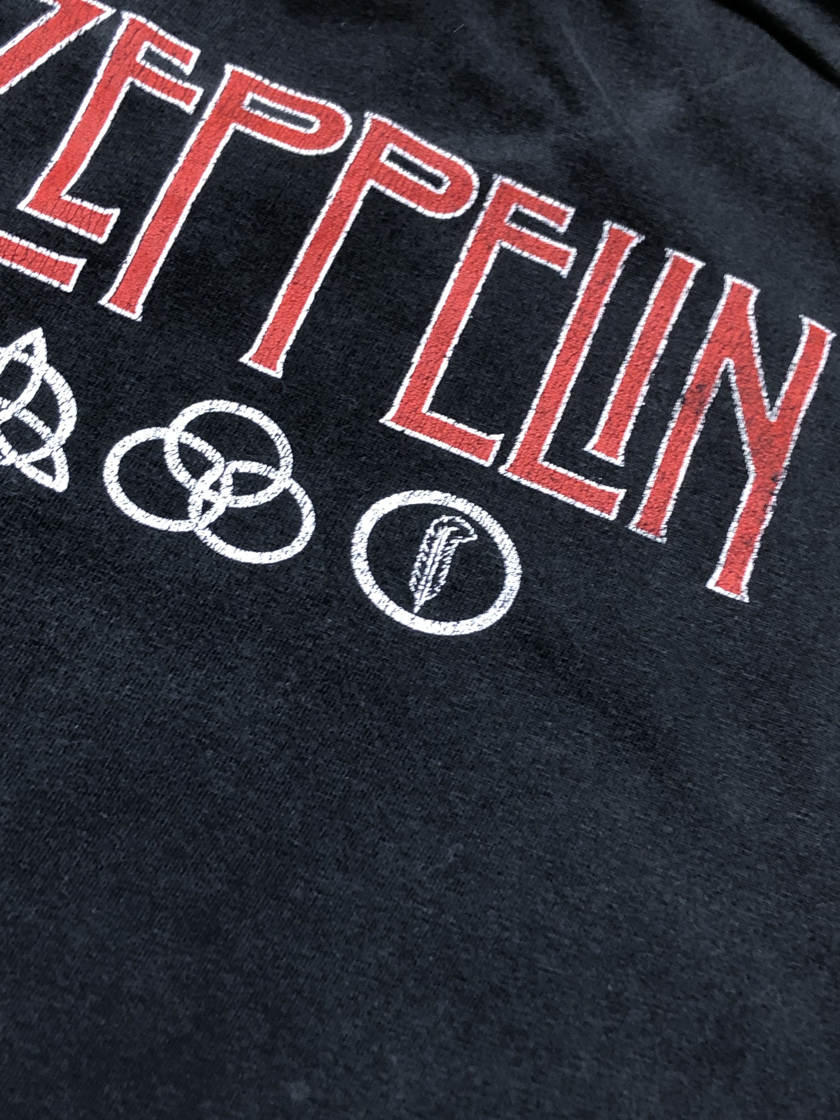 Band Tees × Led Zeppelin × Vintage Vintage Led Zeppelin Shirt Band Tee Jersey Like Metallica Size US XL / EU 56 / 4 - 9 Thumbnail