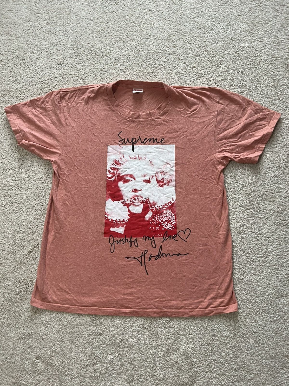 Supreme M Supreme Madonna T-Shirt | Grailed