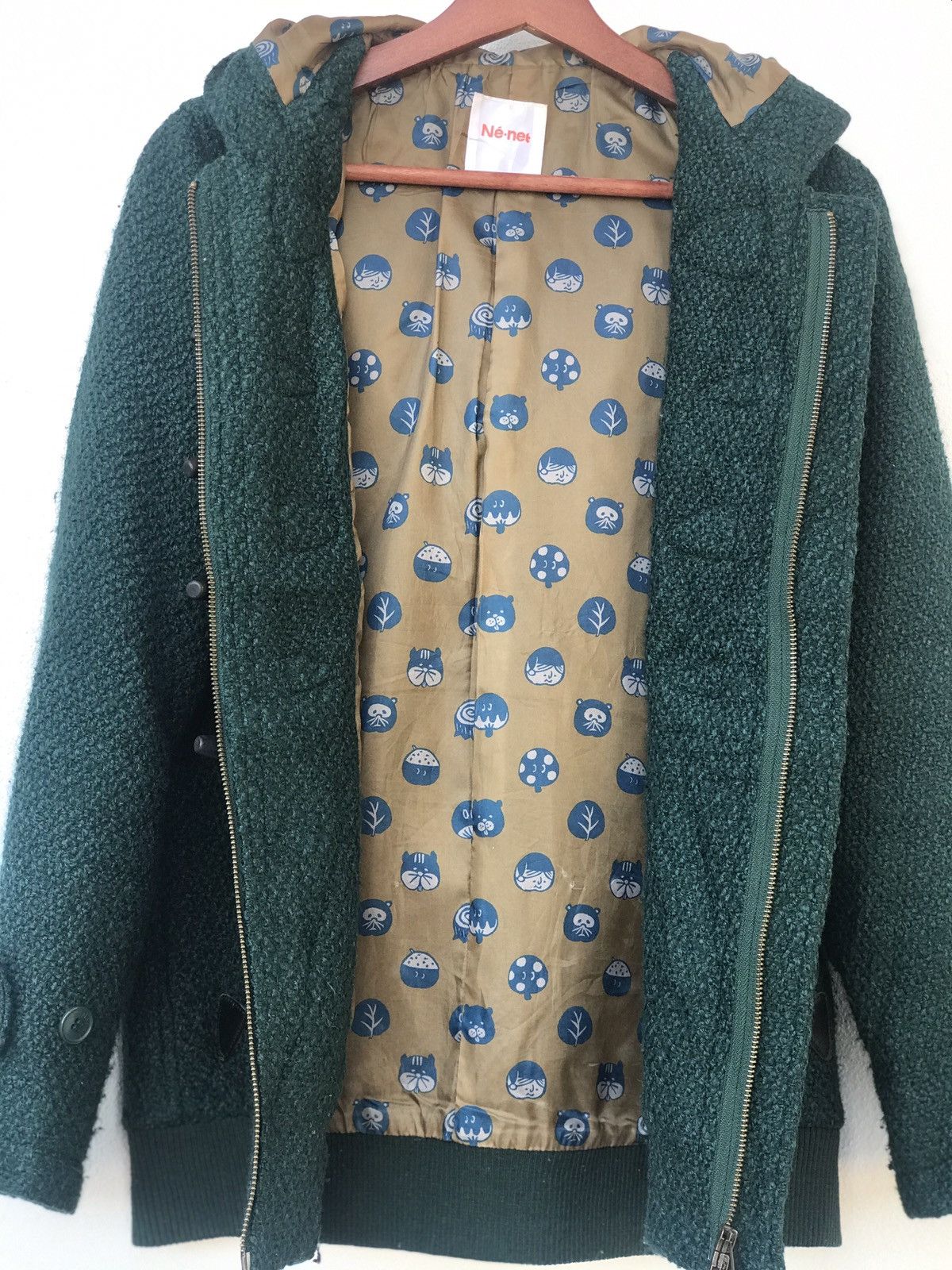 Issey Miyake Issey Miyake Designer Ne-Net Wool Hoddie Jacket Size US S / EU 44-46 / 1 - 7 Thumbnail