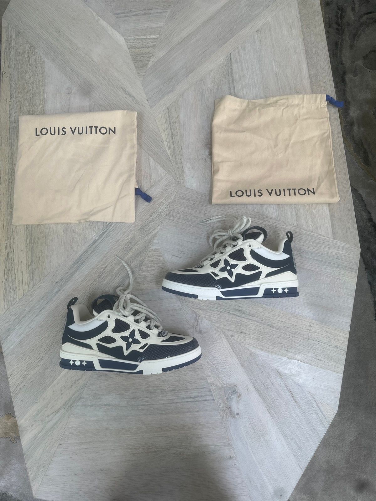 LV Monogram Canvas Low Top Sneakers for Men  Size US 11.5 - EU 45 – Baggio  Consignment
