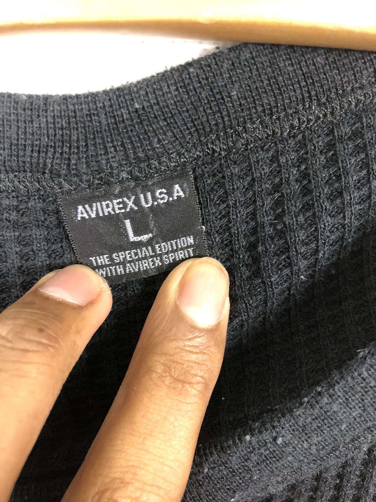 Avirex × Vintage Vintage Avirex Long Sleeve Stretch Shirt Size US L / EU 52-54 / 3 - 6 Thumbnail