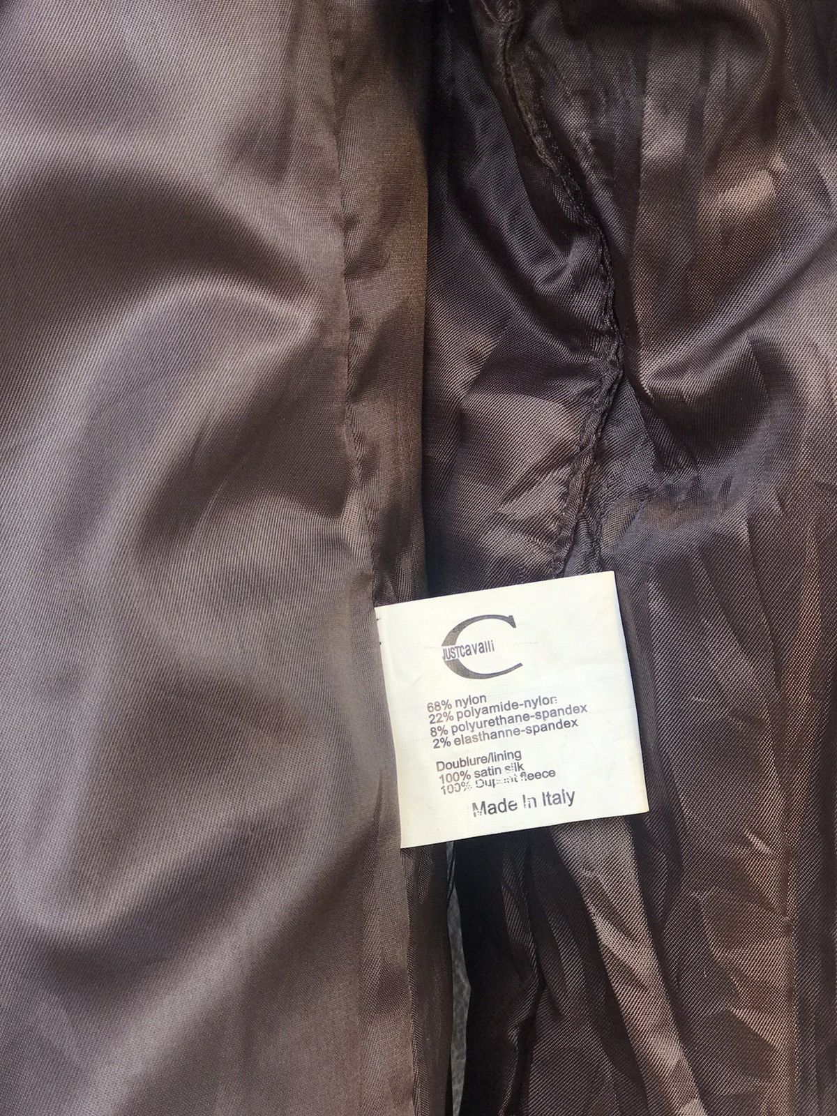 Just Cavalli Jacket Coat With Fox Fur Collar Size XS / US 0-2 / IT 36-38 - 9 Thumbnail
