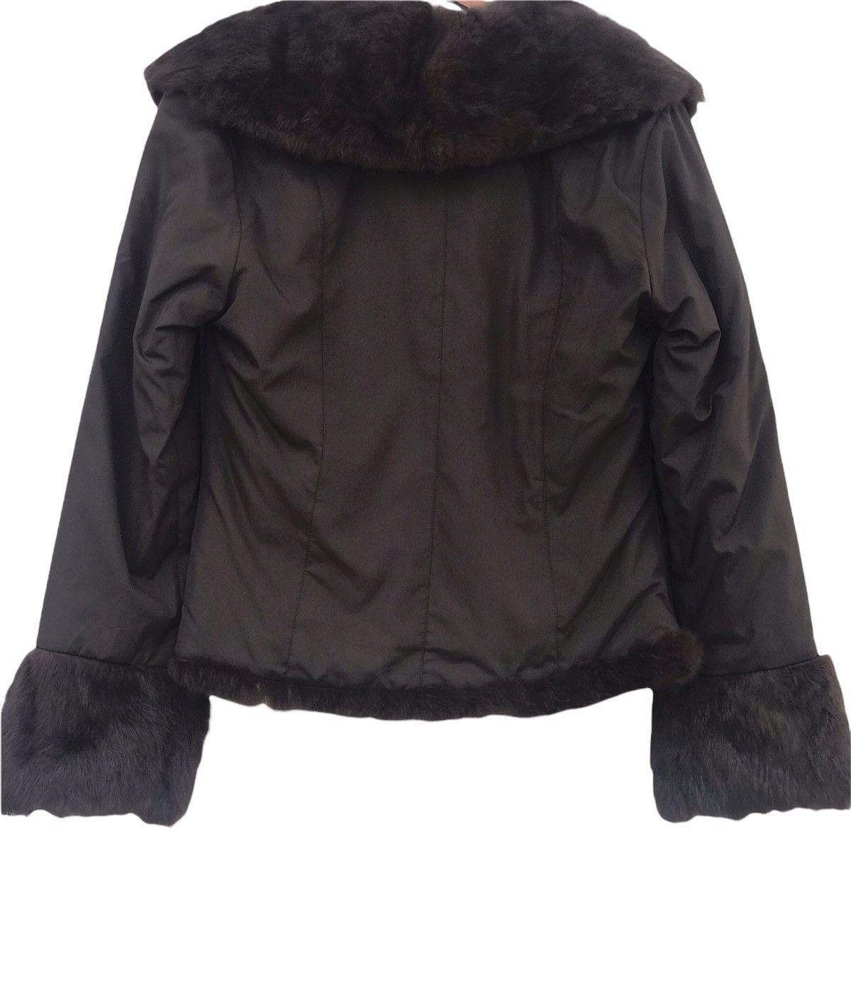 Just Cavalli Jacket Coat With Fox Fur Collar Size XS / US 0-2 / IT 36-38 - 2 Thumbnail