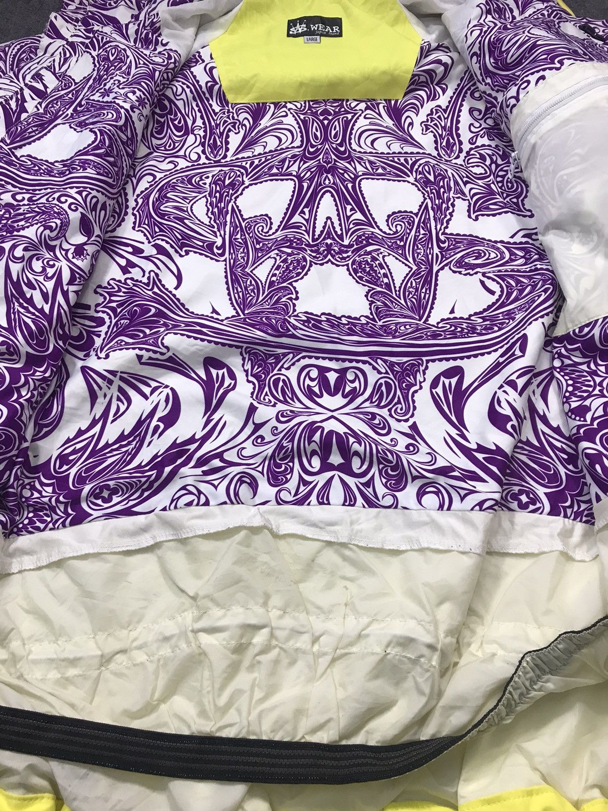 Vintage S. Wear Ski Jacket Thick Outdoor Snow Wear Paisley Design Size US L / EU 52-54 / 3 - 6 Thumbnail