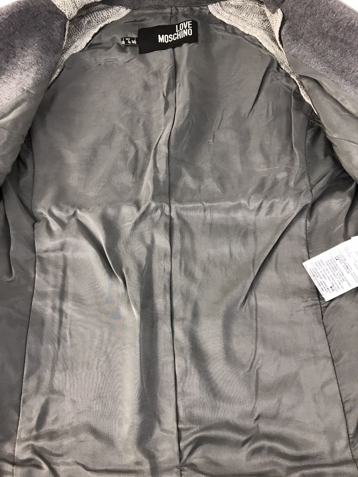Japanese Brand × Moschino Love Moschino Wool Blazer Coat Style Jacket Classic Fashion Size S / US 4 / IT 40 - 4 Thumbnail