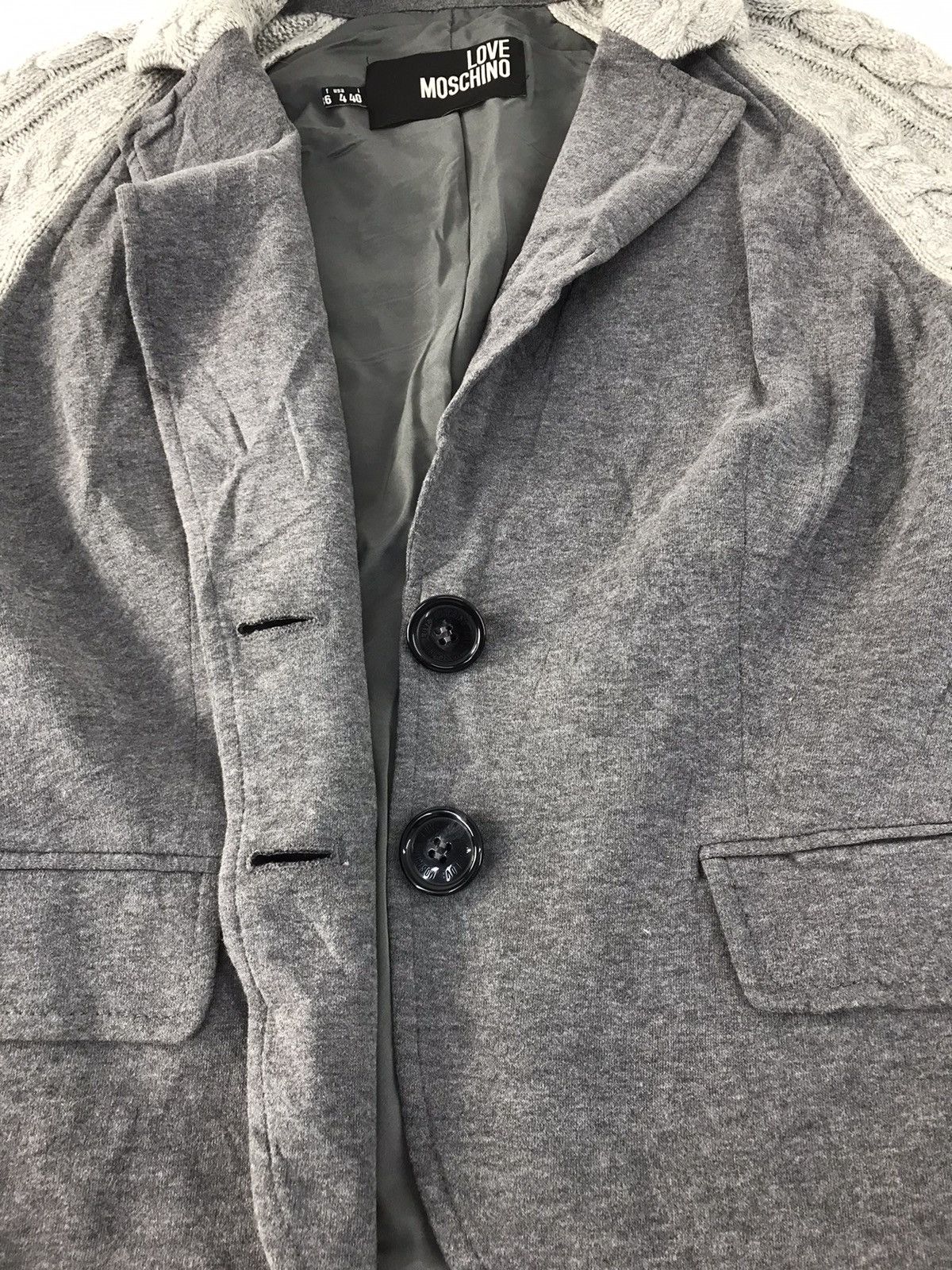 Japanese Brand × Moschino Love Moschino Wool Blazer Coat Style Jacket Classic Fashion Size S / US 4 / IT 40 - 3 Thumbnail