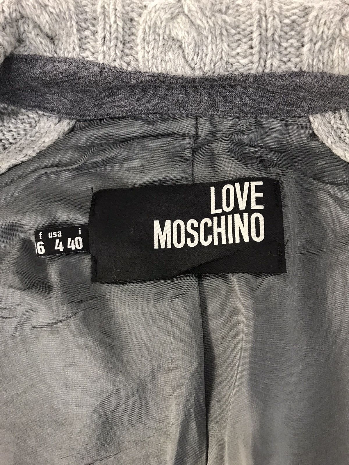 Japanese Brand × Moschino Love Moschino Wool Blazer Coat Style Jacket Classic Fashion Size S / US 4 / IT 40 - 6 Thumbnail