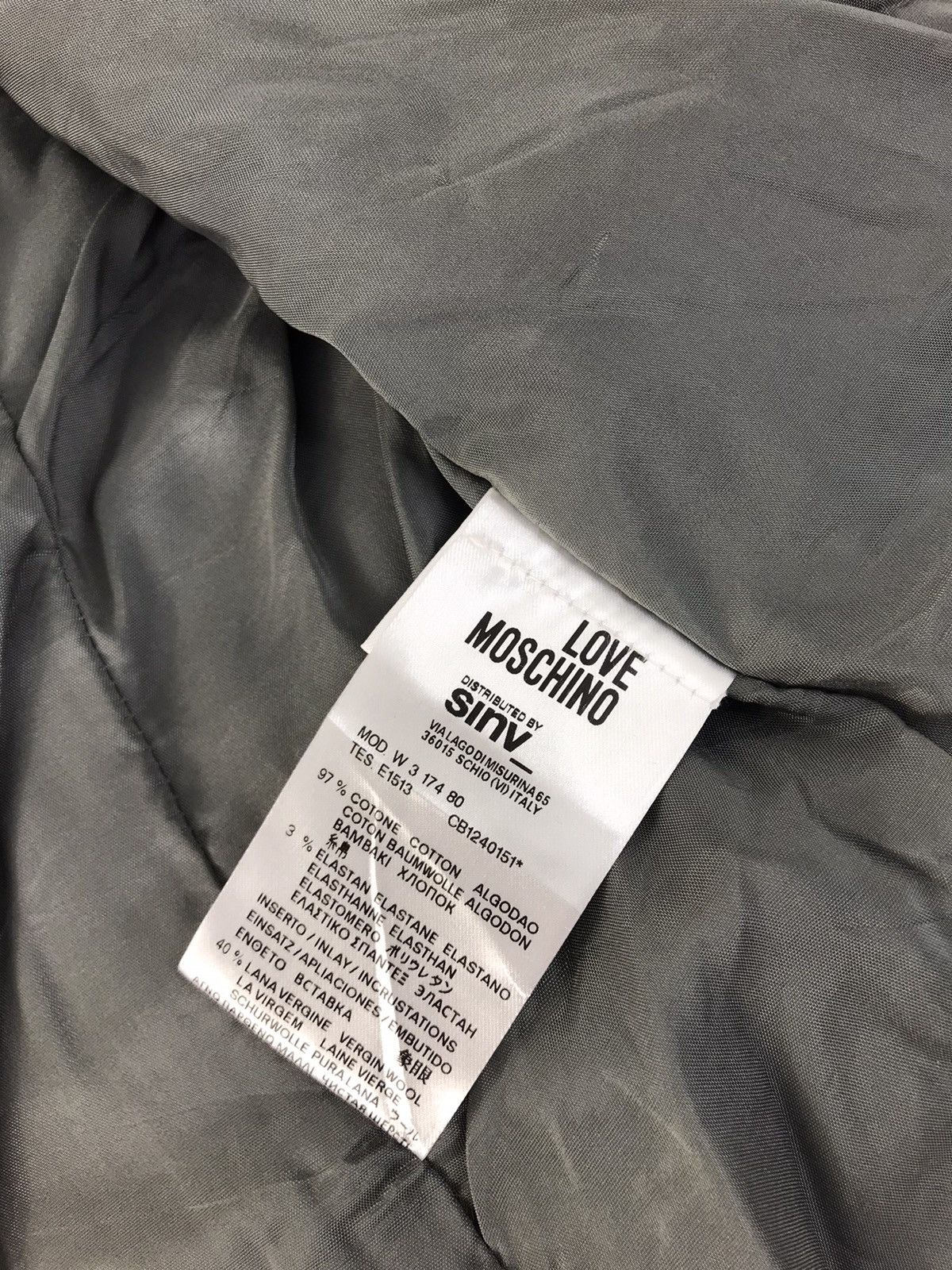 Japanese Brand × Moschino Love Moschino Wool Blazer Coat Style Jacket Classic Fashion Size S / US 4 / IT 40 - 7 Thumbnail