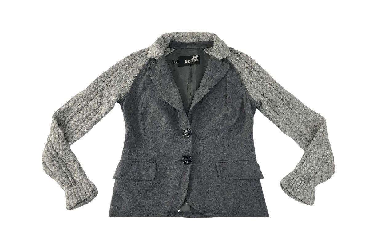 Japanese Brand × Moschino Love Moschino Wool Blazer Coat Style Jacket Classic Fashion Size S / US 4 / IT 40 - 1 Thumbnail