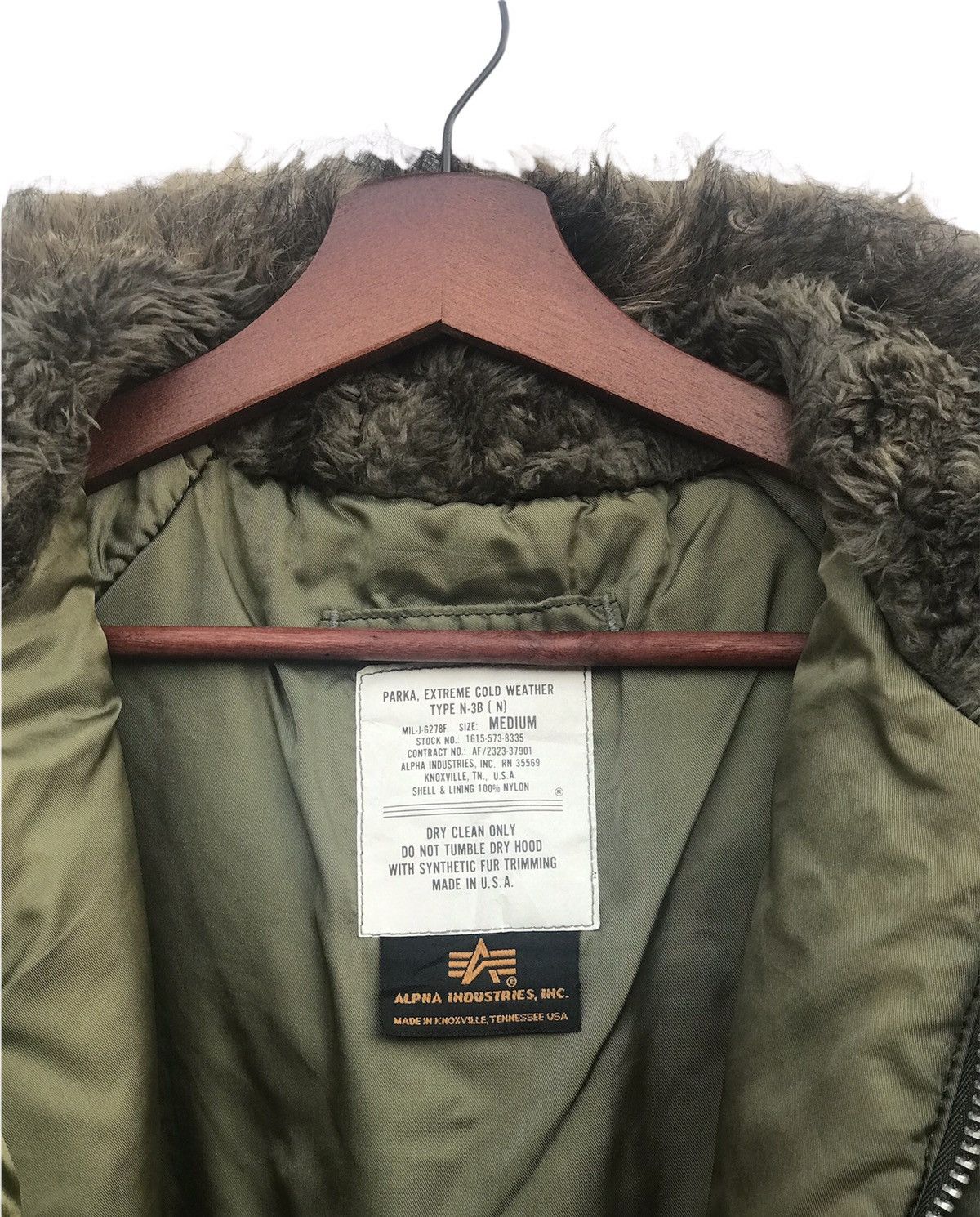 Alpha Industries Jacket Extreme Cold Weather Type N-3B ( N ) Size US M / EU 48-50 / 2 - 5 Thumbnail