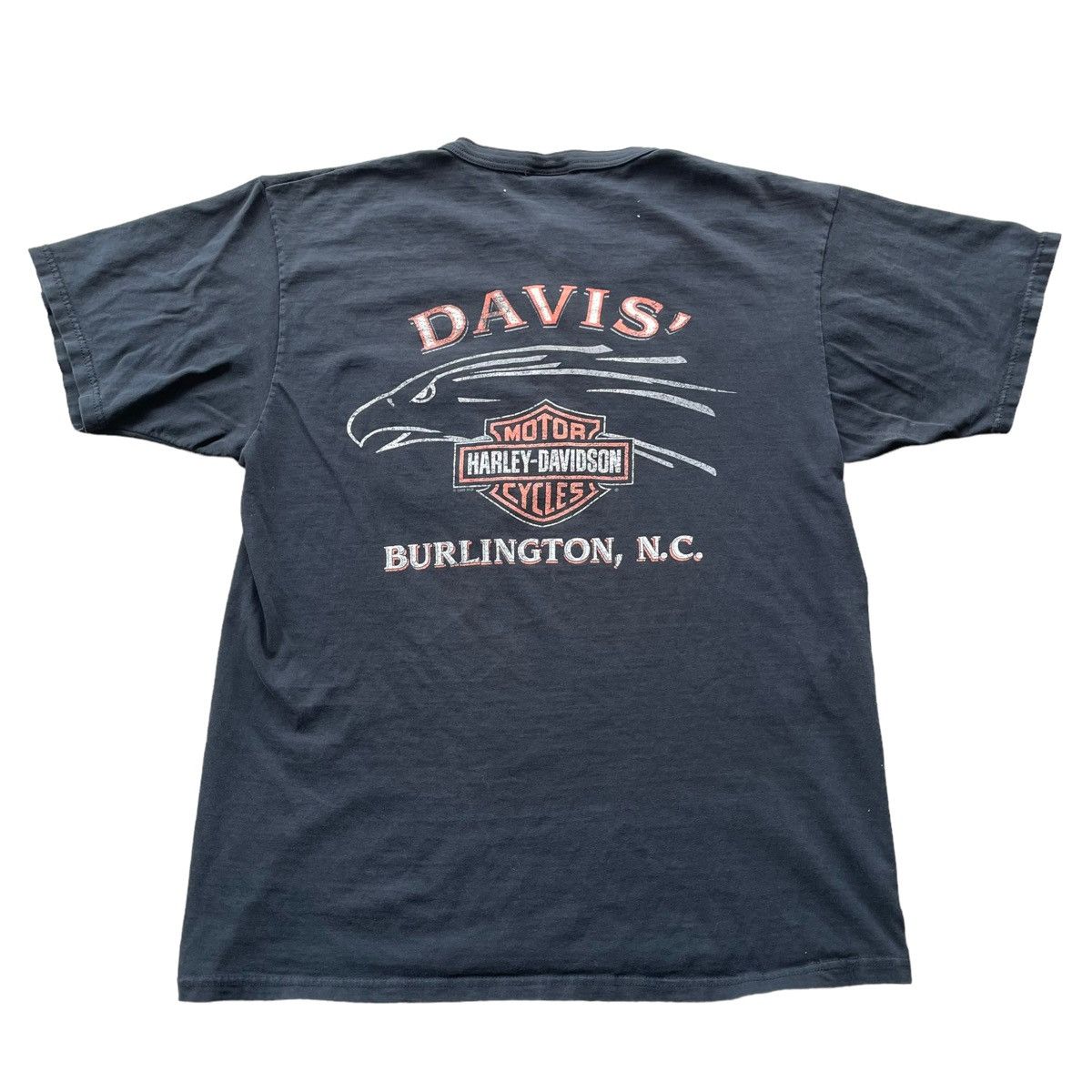 💥 90s HARLEY DAVIDSON TSHIRT BURLINGTON TOUR