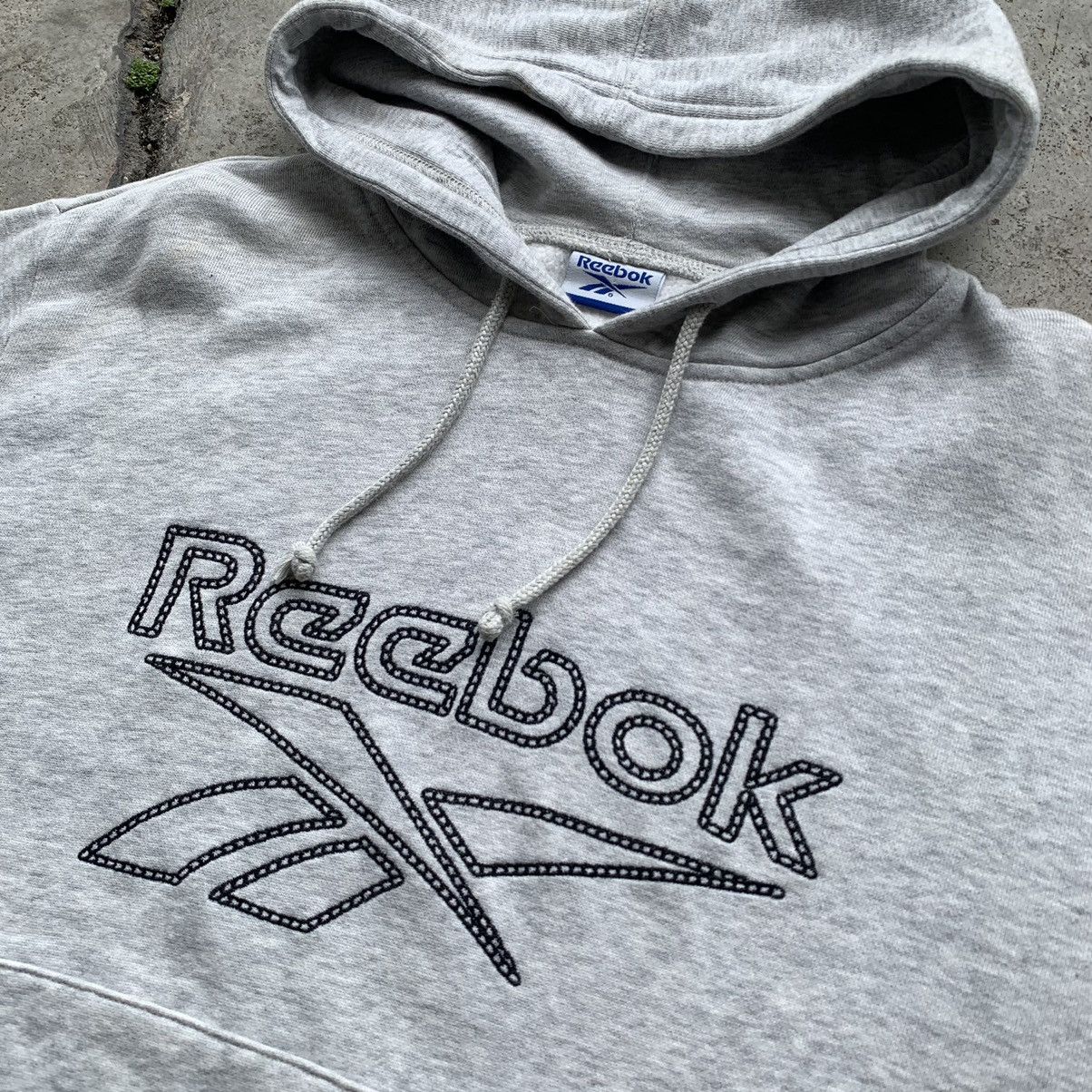 Reebok Reebook embroidery big logo vintage y2k hoodie Size US M / EU 48-50 / 2 - 7 Thumbnail