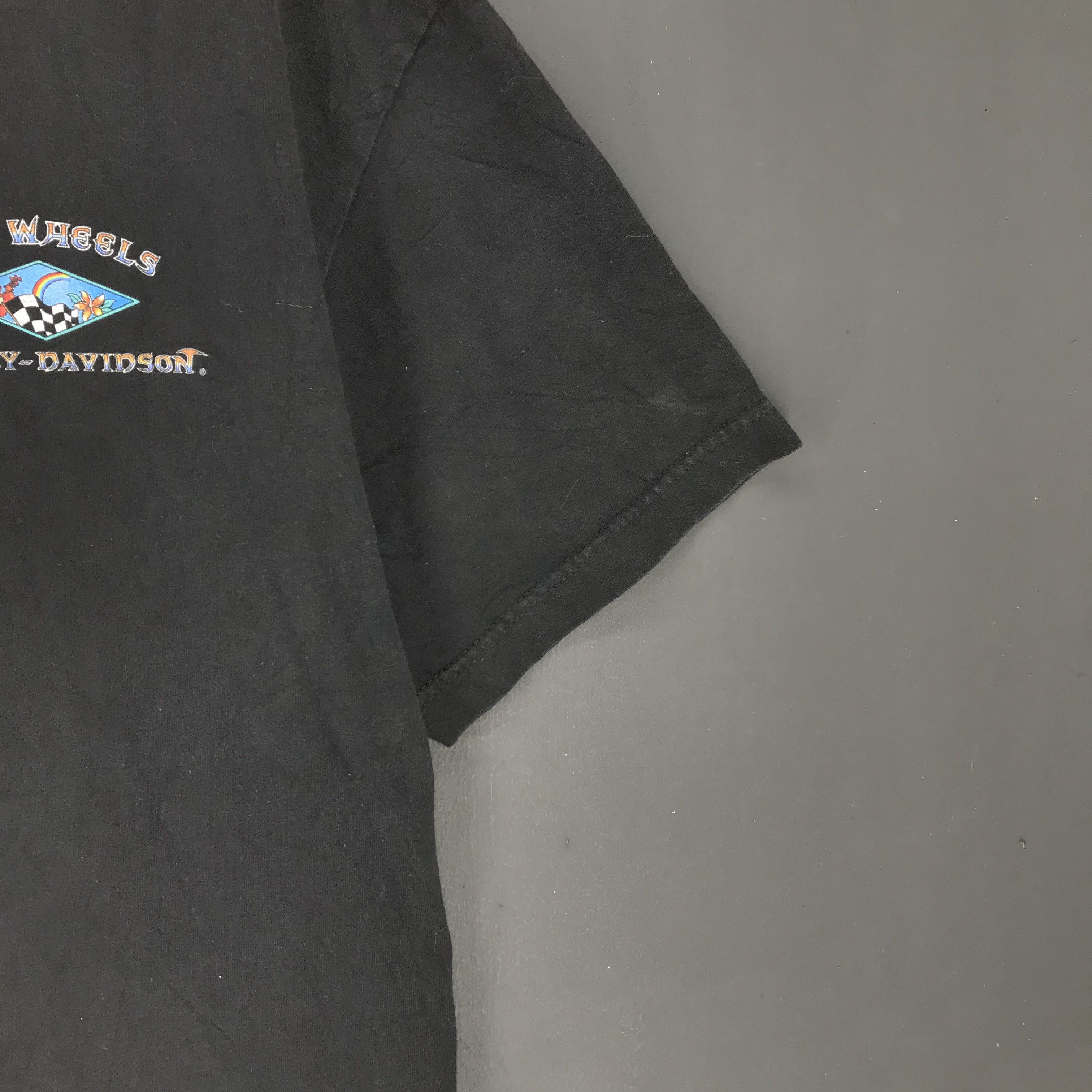 Harley Davidson Vintage 80's Harley Davidson Big Logo Tees #1666-65 Size US XL / EU 56 / 4 - 7 Thumbnail