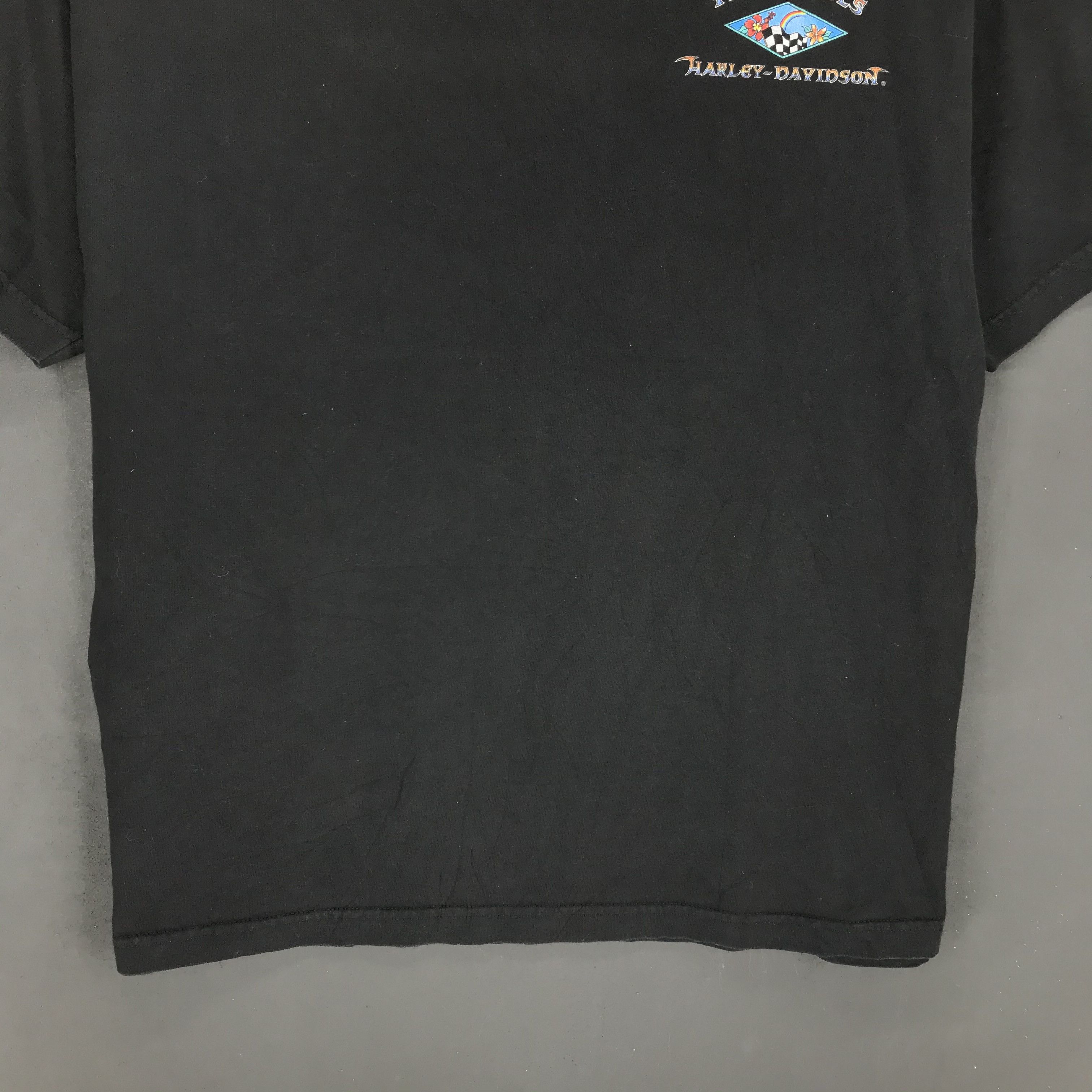 Harley Davidson Vintage 80's Harley Davidson Big Logo Tees #1666-65 Size US XL / EU 56 / 4 - 6 Thumbnail