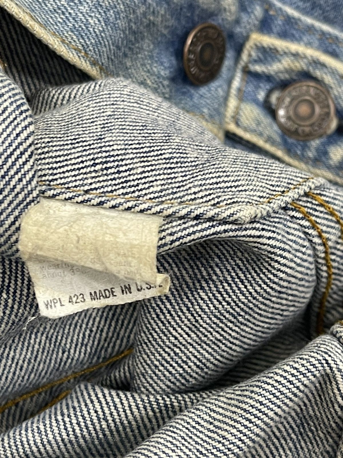 Levi's Vintage Clothing 80s LEVIS TRUCKER JACKET Size US M / EU 48-50 / 2 - 15 Thumbnail