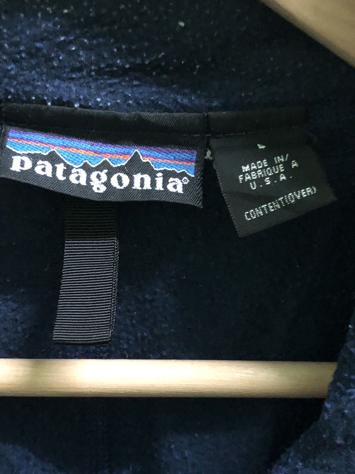 Patagonia Vintage Patagonia Fleece Jacket 90s Very classic Outdoor Size US L / EU 52-54 / 3 - 3 Thumbnail