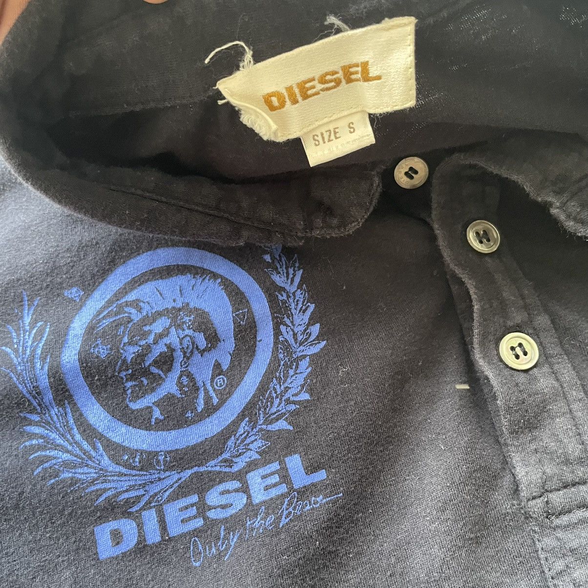 Diesel × Diesel Black Gold 💥DIESEL TROJAN POLO SHIRT Size US S / EU 44-46 / 1 - 6 Thumbnail