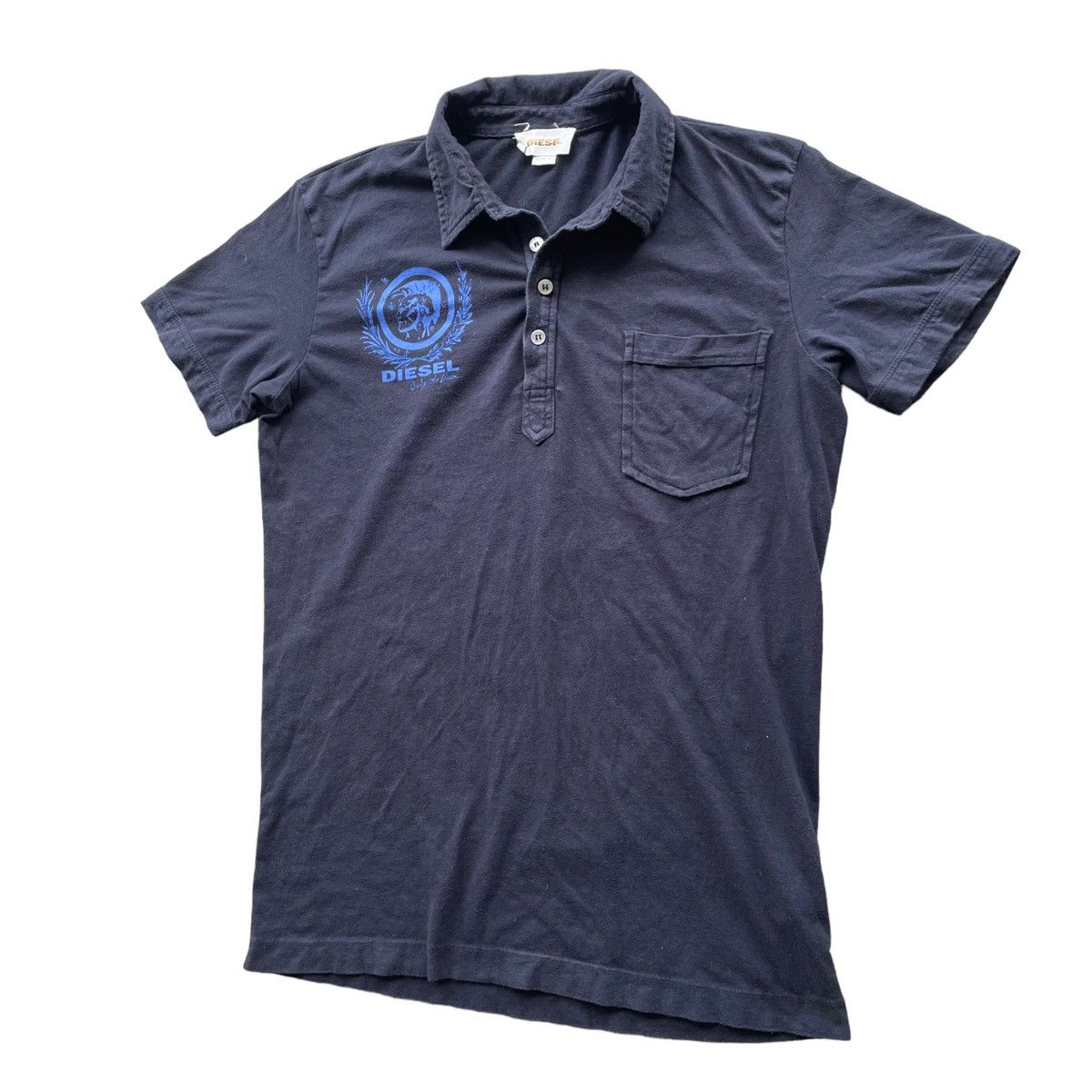 Diesel × Diesel Black Gold 💥DIESEL TROJAN POLO SHIRT Size US S / EU 44-46 / 1 - 1 Thumbnail