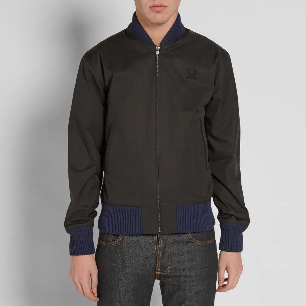 [SALE] Raf Simons x Fred Perry Black Bomber Jacket