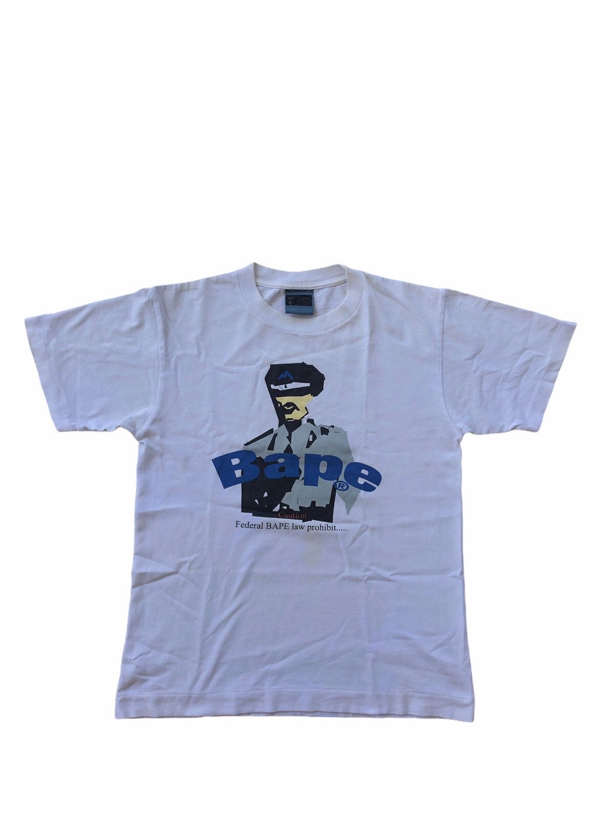 Bape A Bathing Ape Federal Bape Law Prohibit Shirts Size US S / EU 44-46 / 1 - 1 Thumbnail