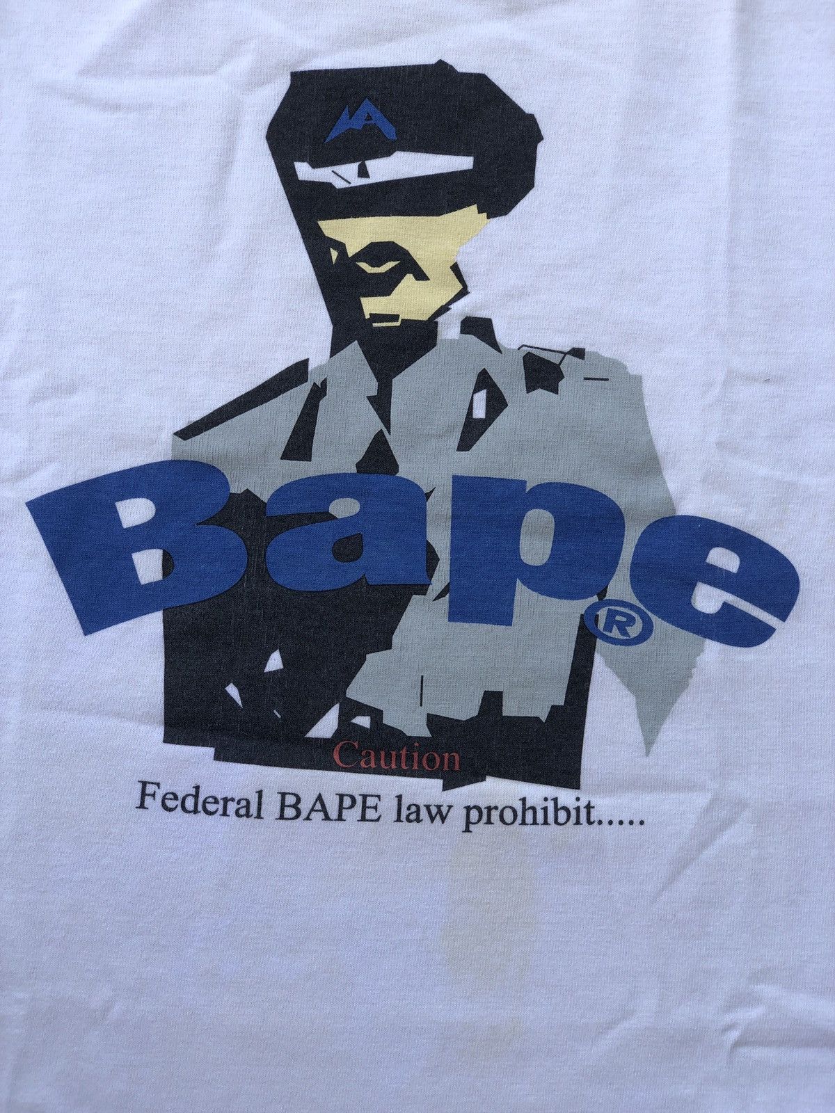 Bape A Bathing Ape Federal Bape Law Prohibit Shirts Size US S / EU 44-46 / 1 - 3 Thumbnail