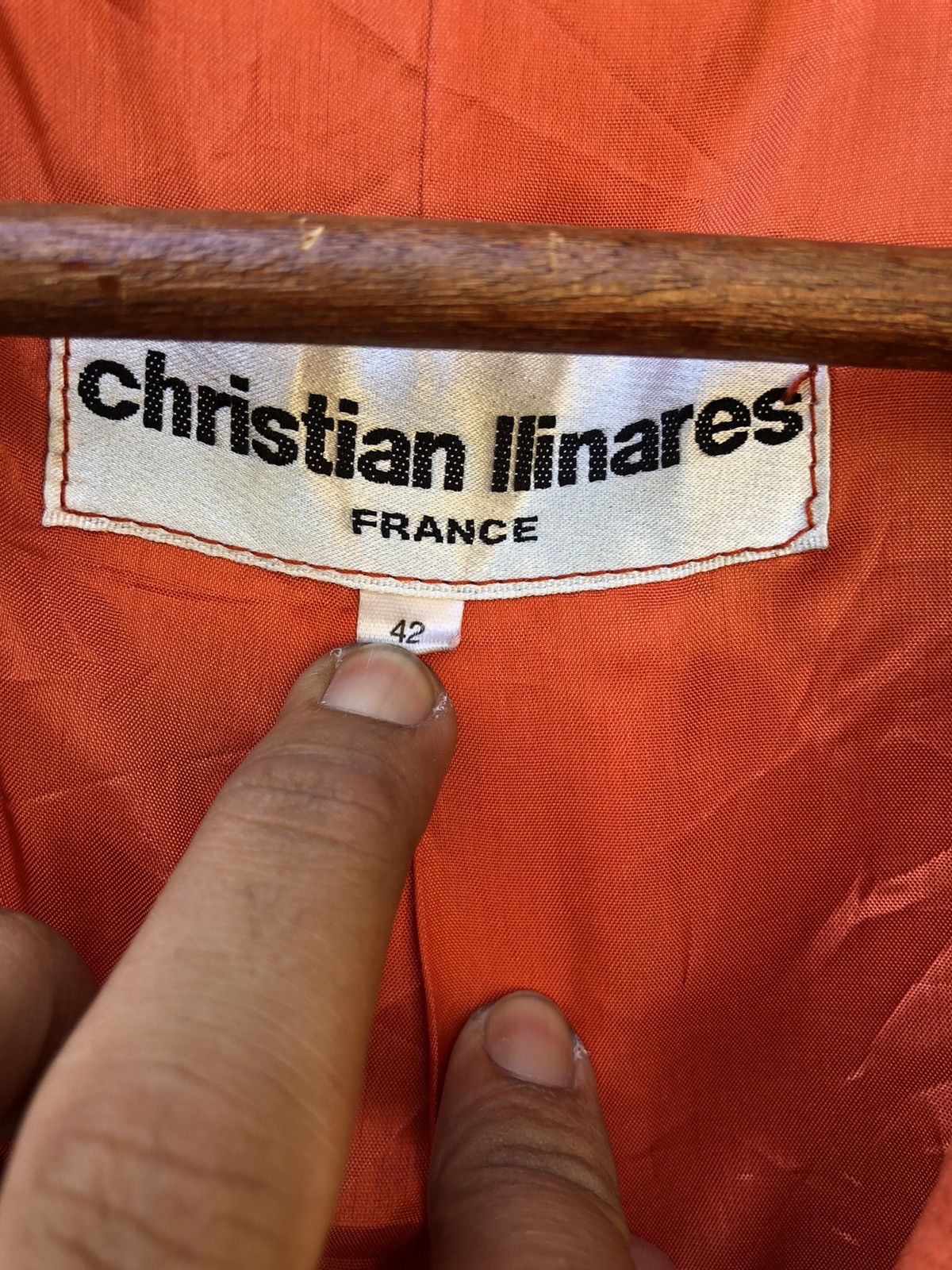 Vintage France Designer By Christian Llinares Jacket Size US M / EU 48-50 / 2 - 3 Thumbnail