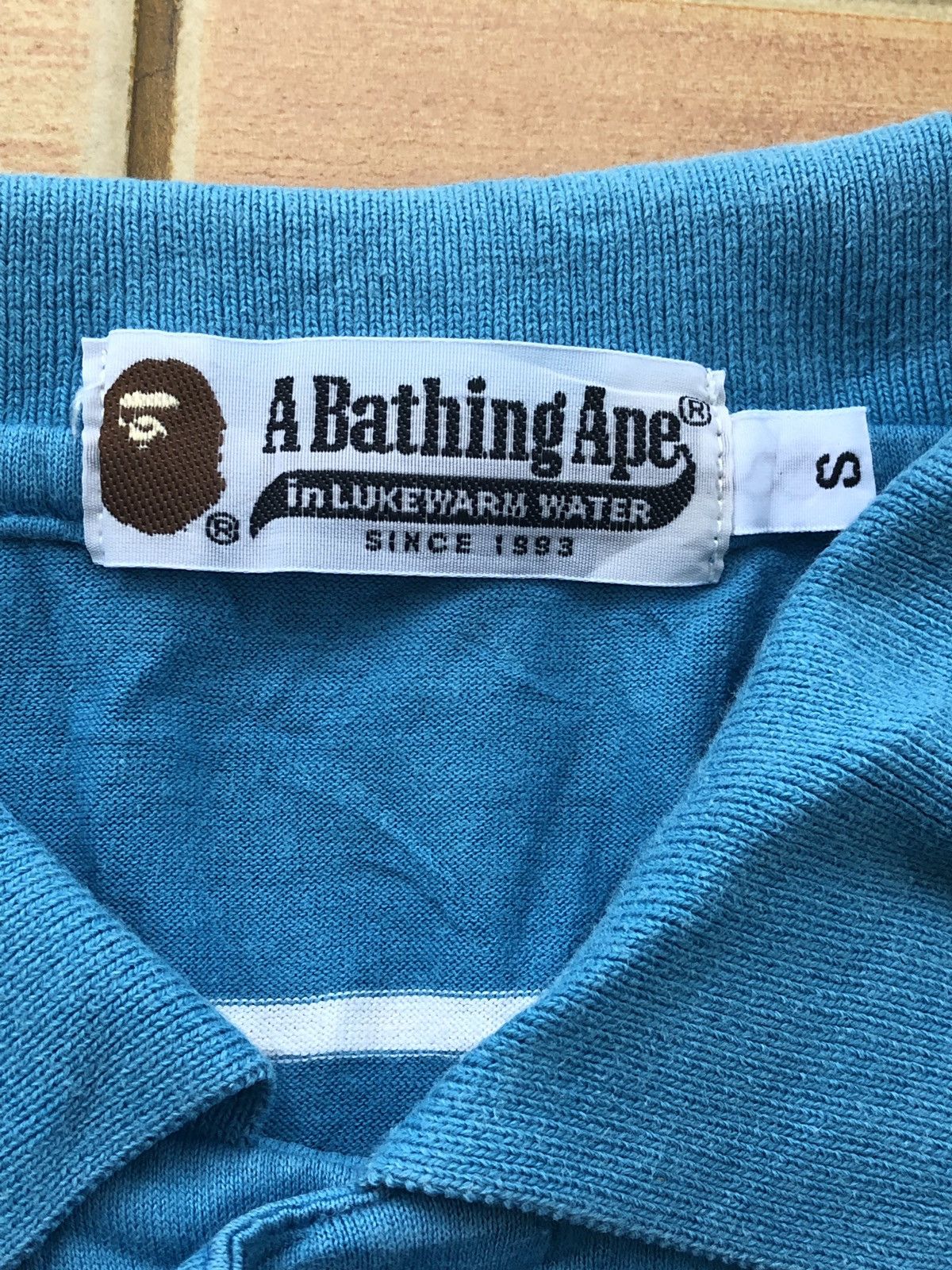 Bape One Point Striped Polo Size US S / EU 44-46 / 1 - 3 Thumbnail