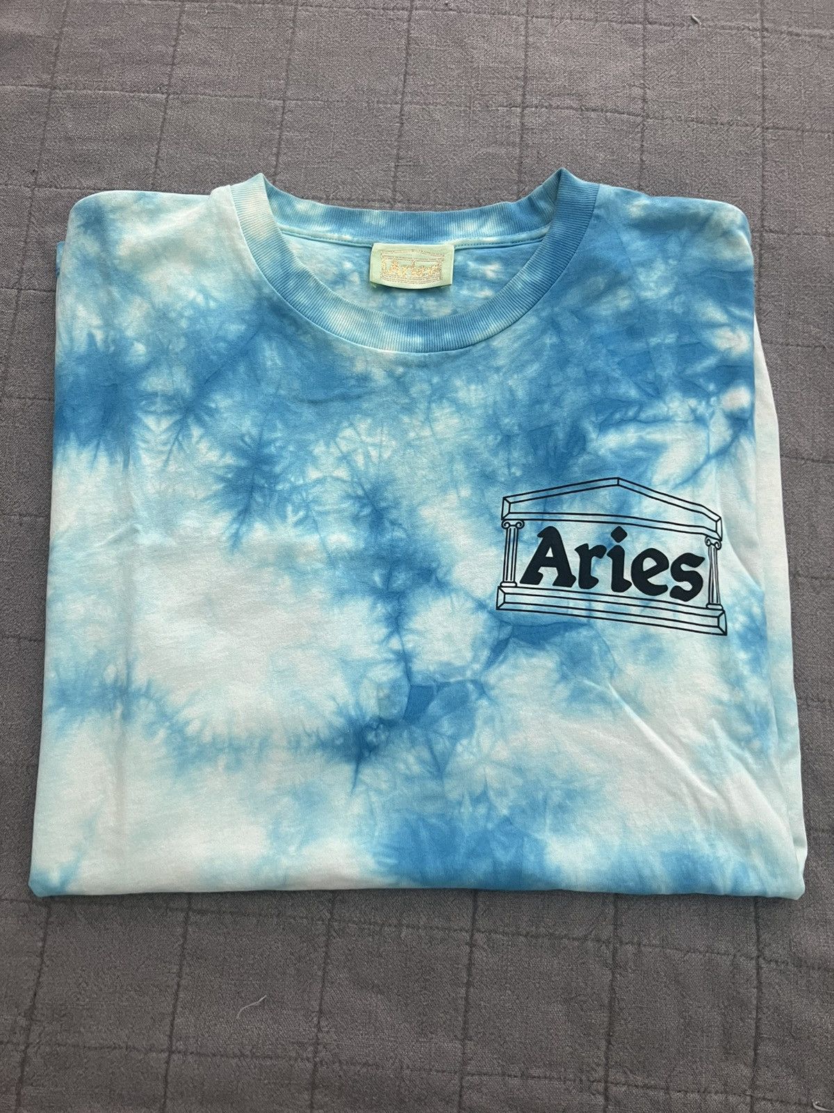 Aries ARIES Blue tie dye template t-shirt Size US L / EU 52-54 / 3 - 3 Thumbnail