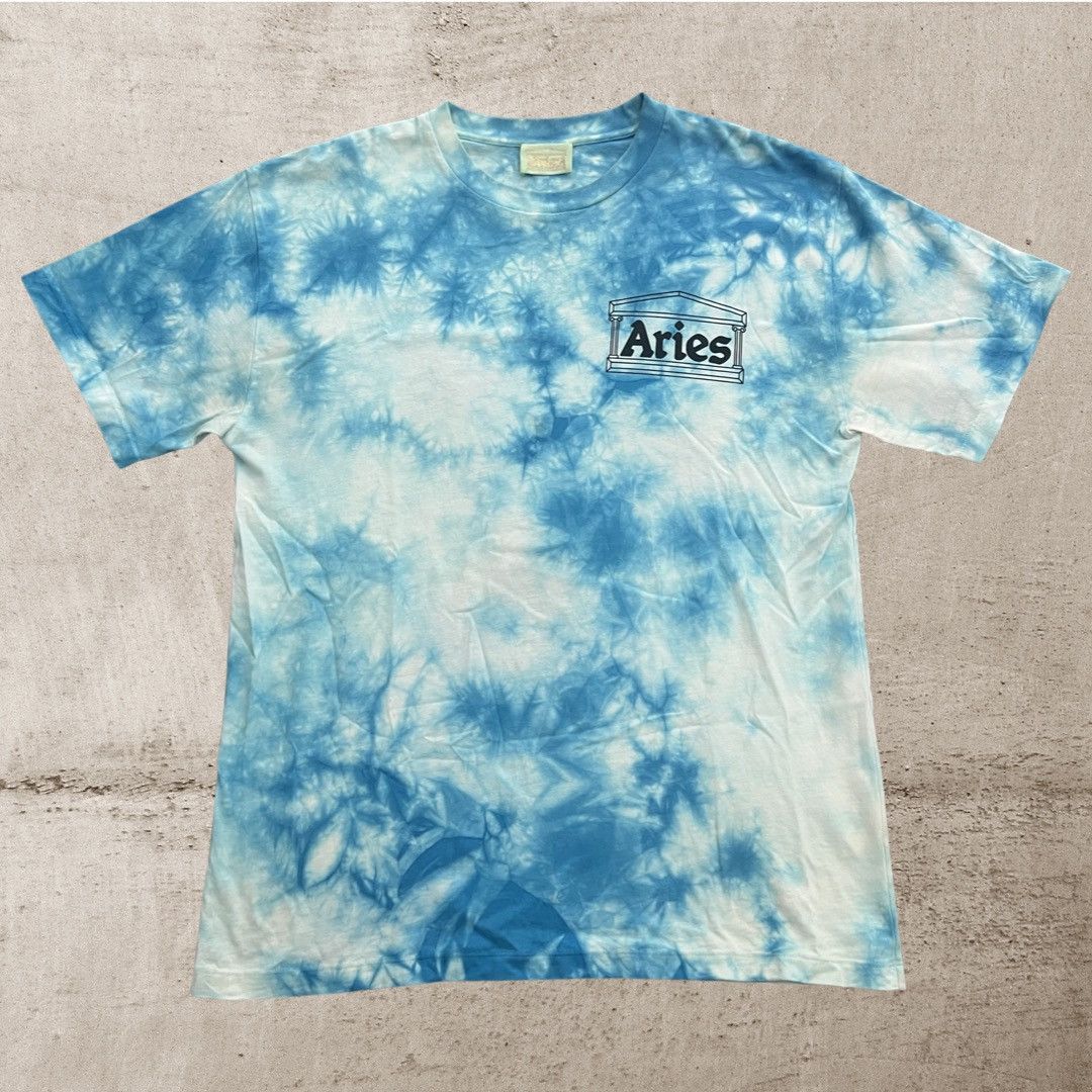 Aries ARIES Blue tie dye template t-shirt Size US L / EU 52-54 / 3 - 2 Thumbnail