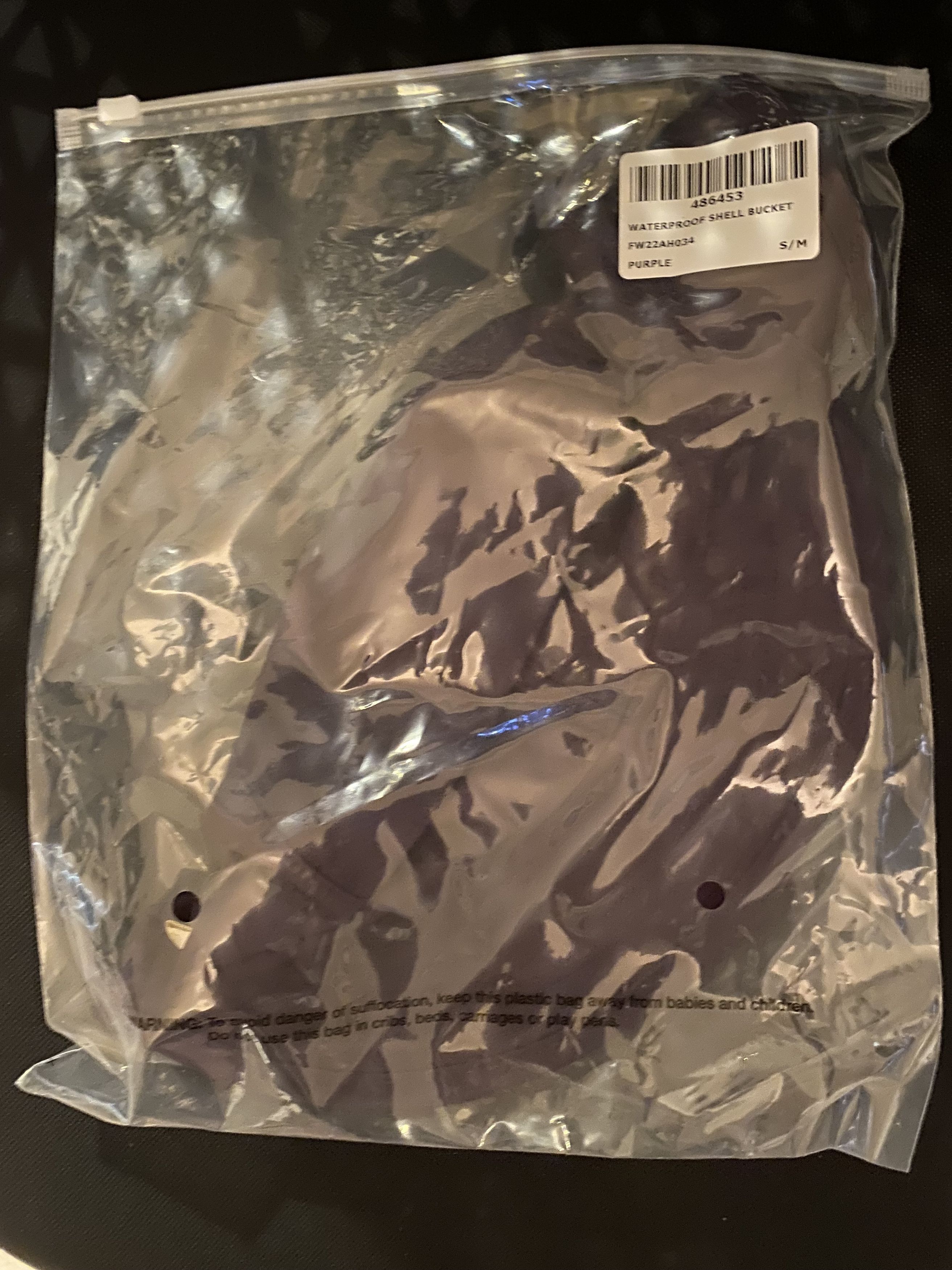 Aime Leon Dore Aime Leon Dore Unisphere Shell Bucket Hat Purple S/M Size ONE SIZE - 3 Thumbnail
