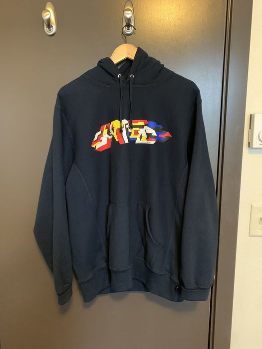 Supreme Supreme Delta Logo Hoody Navy | Grailed