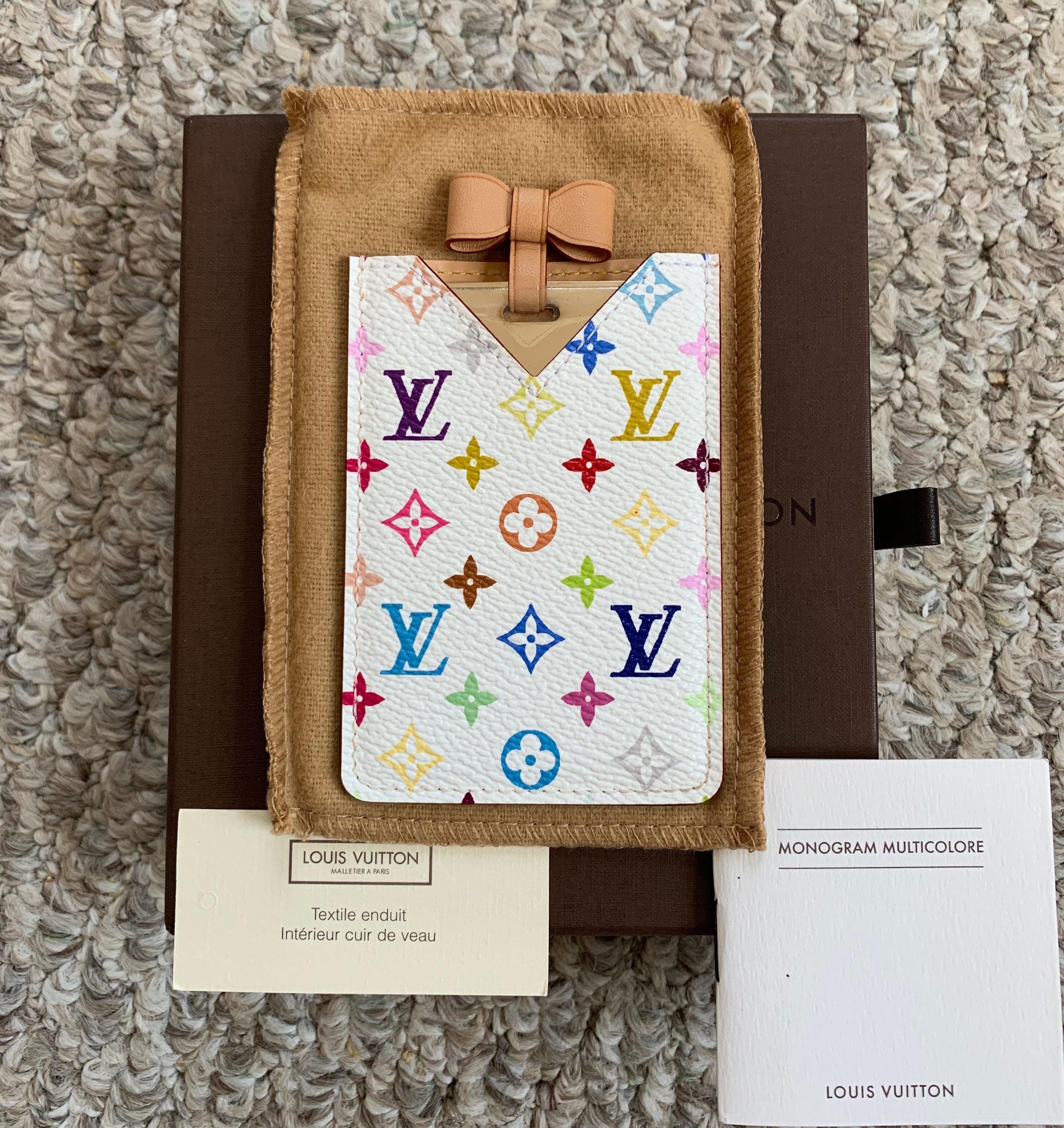Louis Vuitton Vachetta Murakami Monogramouflage Card Holder