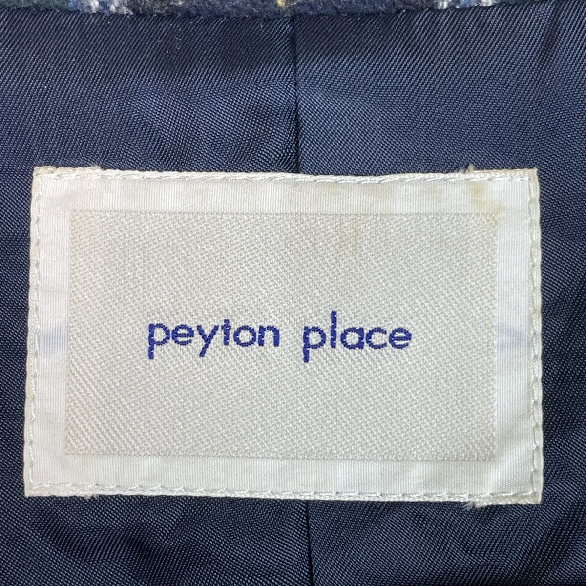 Japanese Brand Peyton Place Flannel Double Breasted Bridge Coat Size L / US 10 / IT 46 - 13 Thumbnail