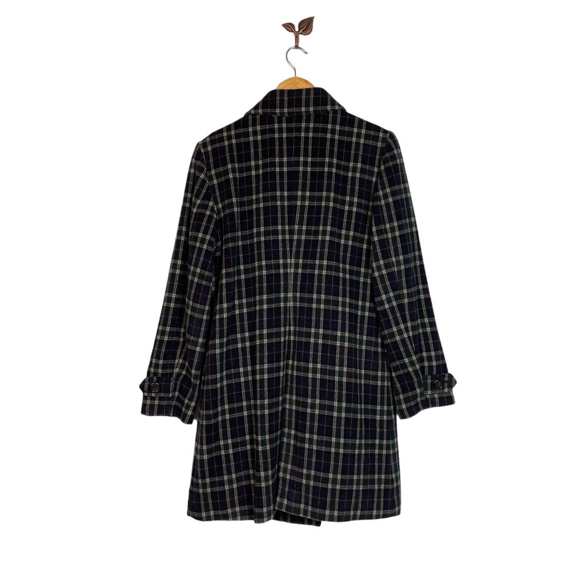 Japanese Brand Peyton Place Flannel Double Breasted Bridge Coat Size L / US 10 / IT 46 - 11 Thumbnail