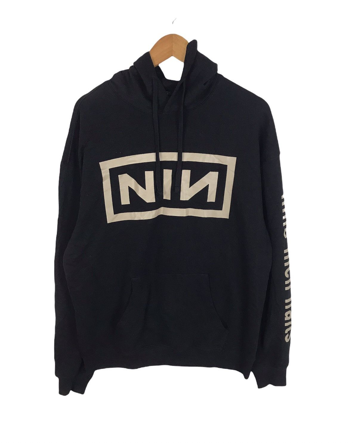 Band Tees × Vintage Nine Inch Nails Black Hoodie Sweatshirt Size US L / EU 52-54 / 3 - 1 Thumbnail
