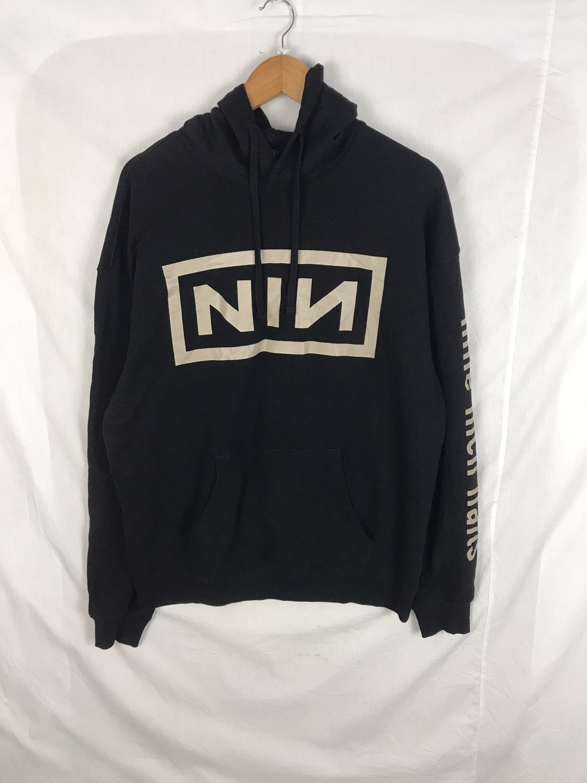 Band Tees × Vintage Nine Inch Nails Black Hoodie Sweatshirt Size US L / EU 52-54 / 3 - 3 Thumbnail