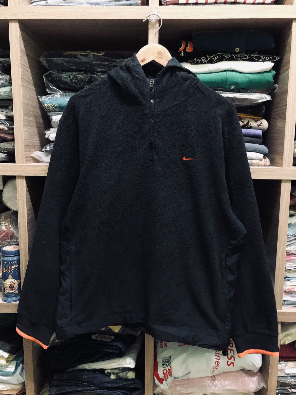Nike Nike Fleece Small Logo Half Zipper Hoodie Size US M / EU 48-50 / 2 - 1 Thumbnail