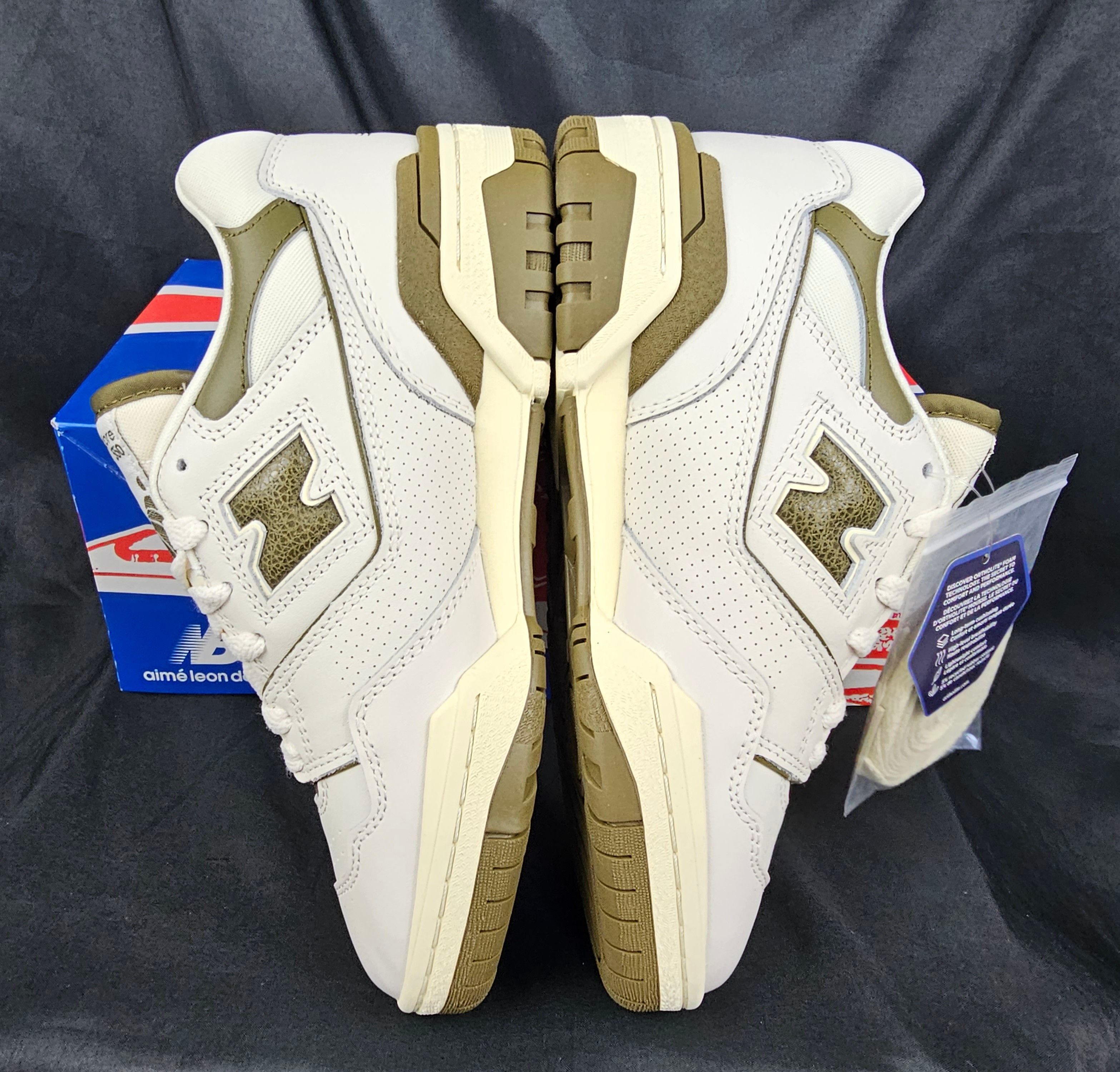 Aime Leon Dore × New Balance New Balance 550 x Aime Leon Dore White Olive Men's Size 6 US Size US 6 / EU 39 - 5 Thumbnail