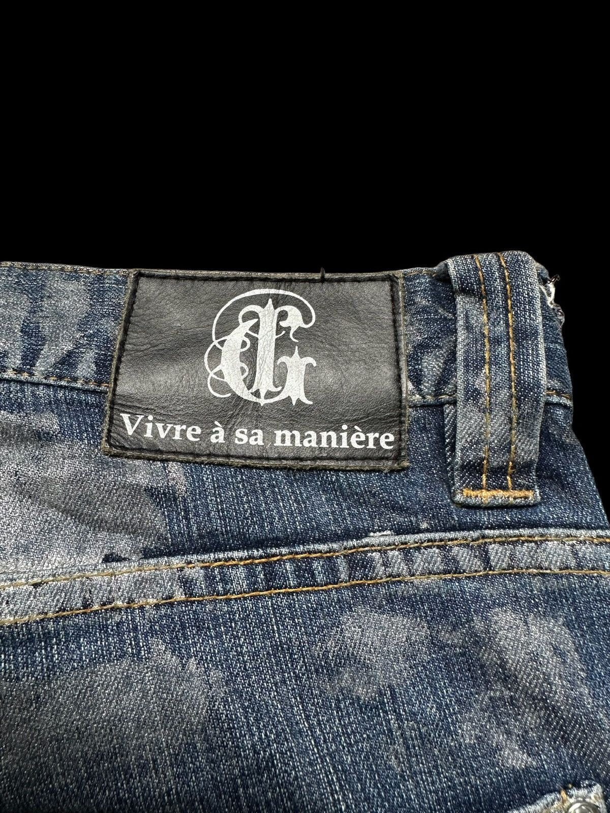 If Six Was Nine Gado Namitatsu trompe l'oeil denim Size US 32 / EU 48 - 6 Thumbnail