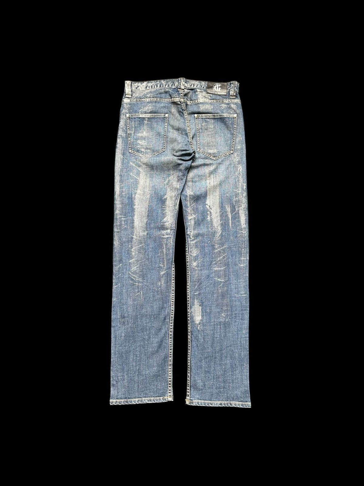 If Six Was Nine Gado Namitatsu trompe l'oeil denim Size US 32 / EU 48 - 2 Thumbnail