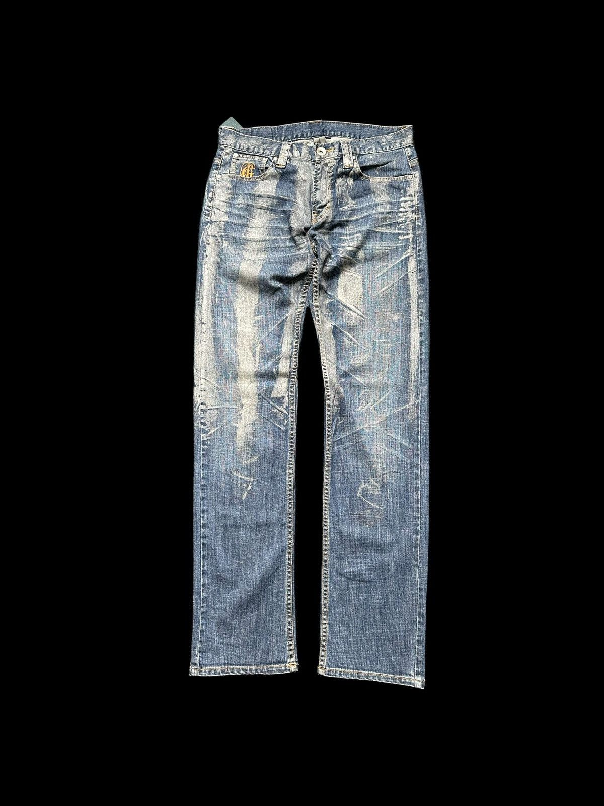 If Six Was Nine Gado Namitatsu trompe l'oeil denim Size US 32 / EU 48 - 1 Thumbnail