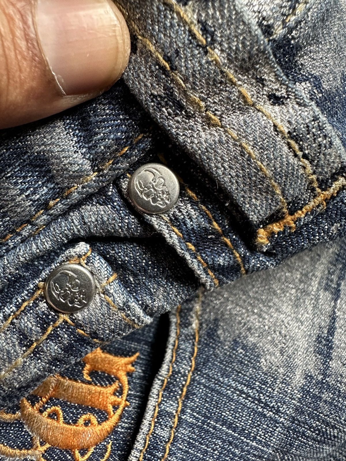 If Six Was Nine Gado Namitatsu trompe l'oeil denim Size US 32 / EU 48 - 7 Thumbnail