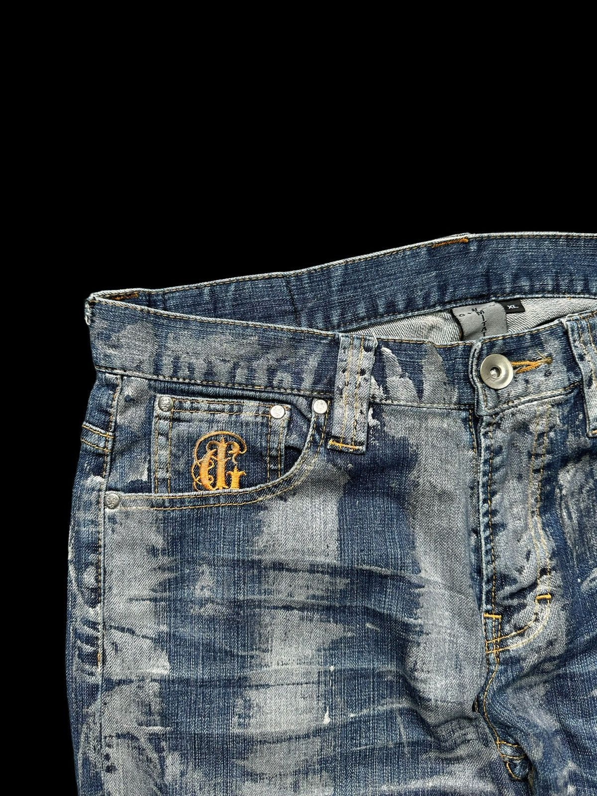 If Six Was Nine Gado Namitatsu trompe l'oeil denim Size US 32 / EU 48 - 3 Thumbnail